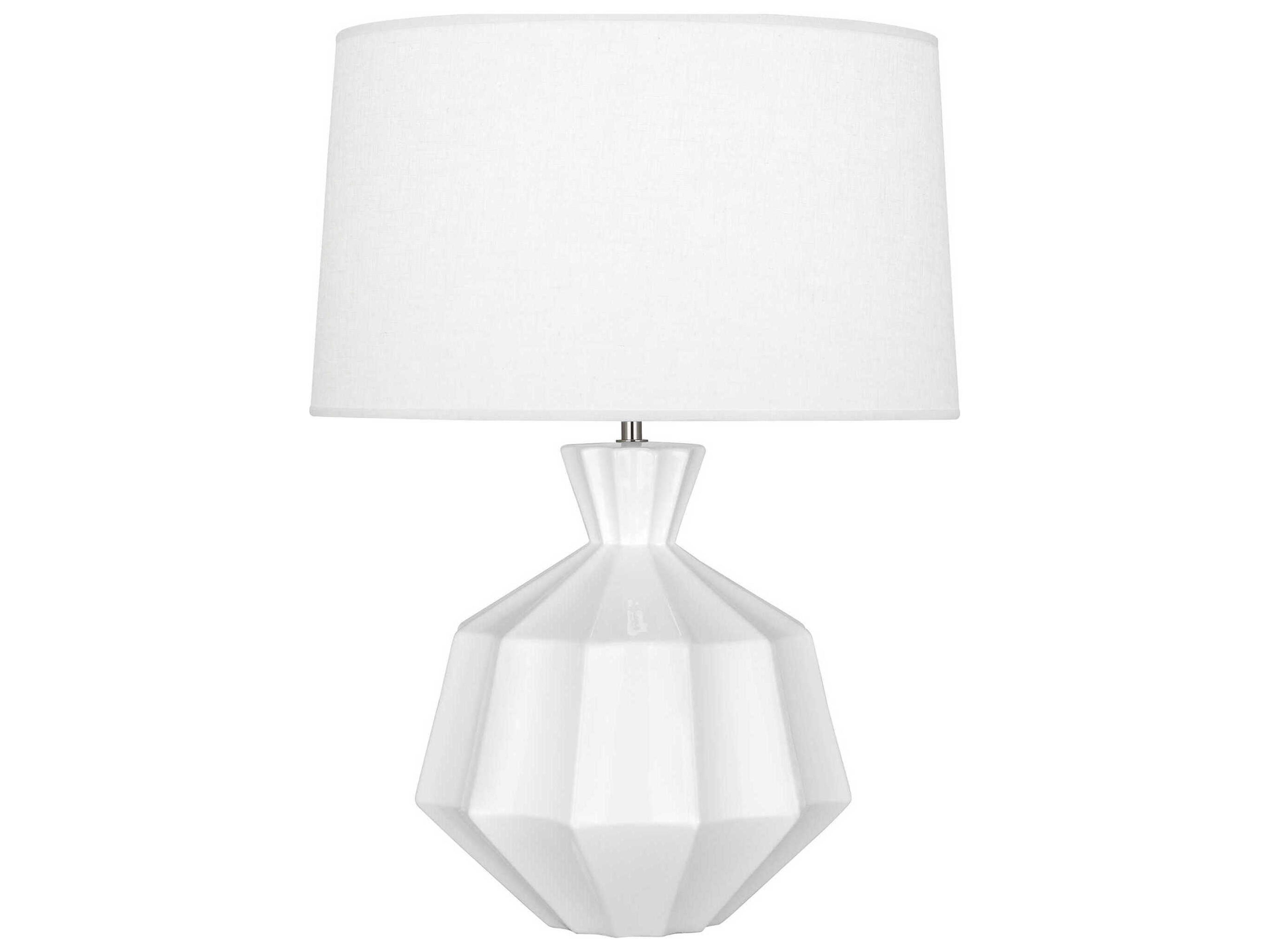 Orion Daisy Glazed White Buffet Lamp