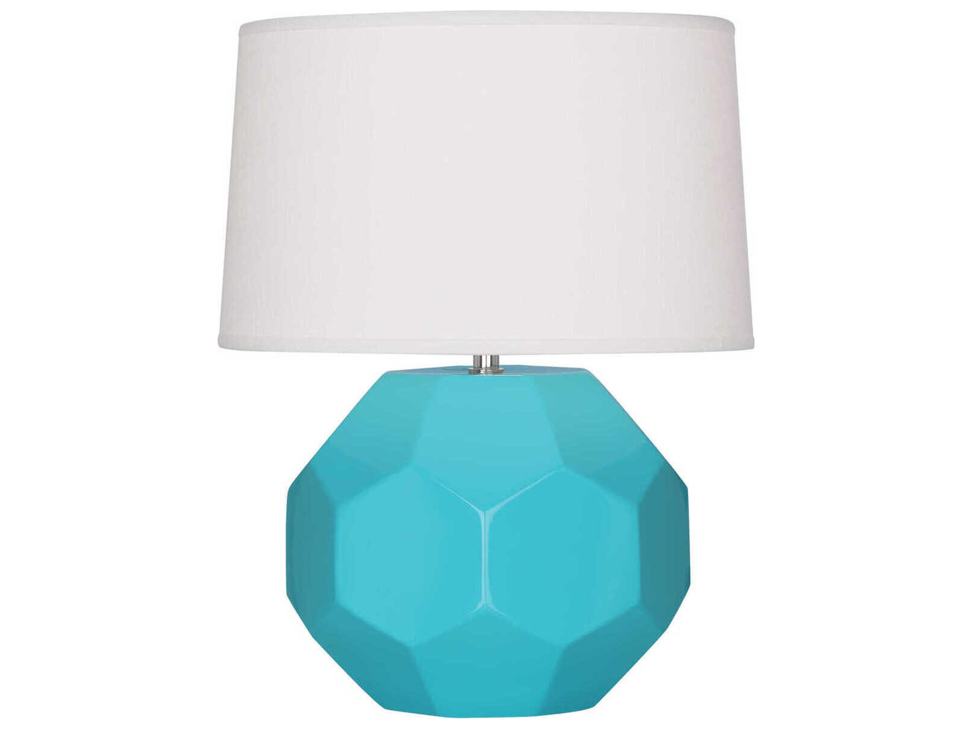 Franklin Egg Blue Glazed Table Lamp