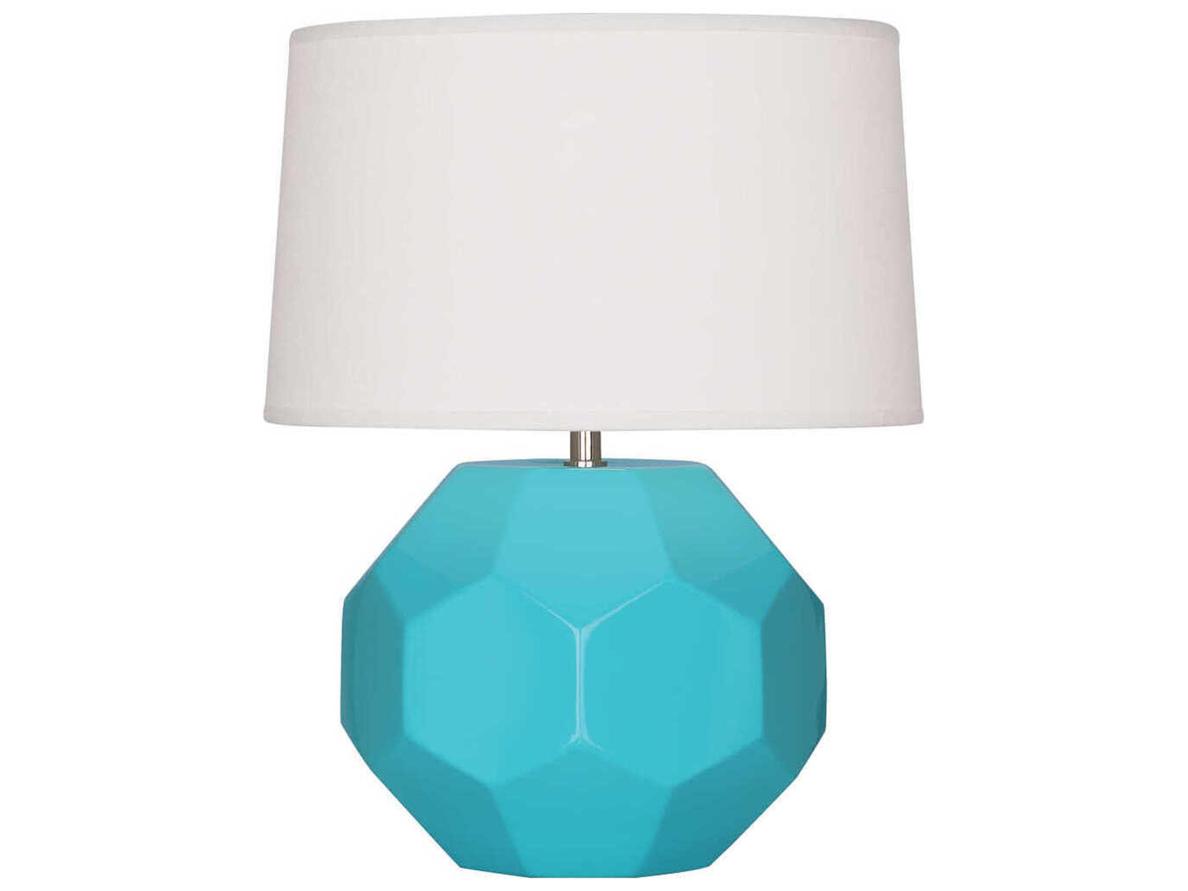 Franklin Egg Blue Glazed Table Lamp