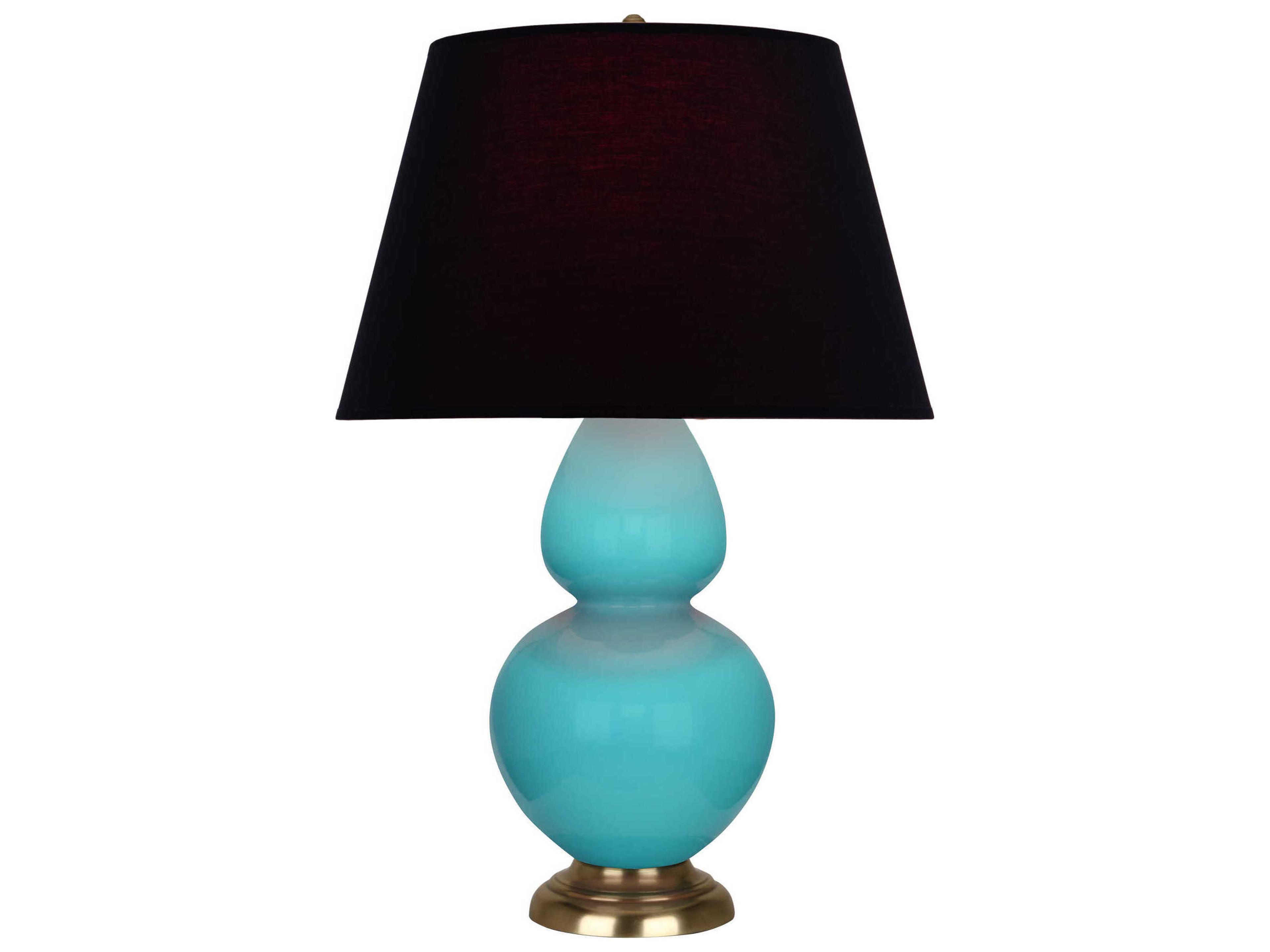 Robert Abbey Double Gourd Egg Blue Glazed Buffet Lamp