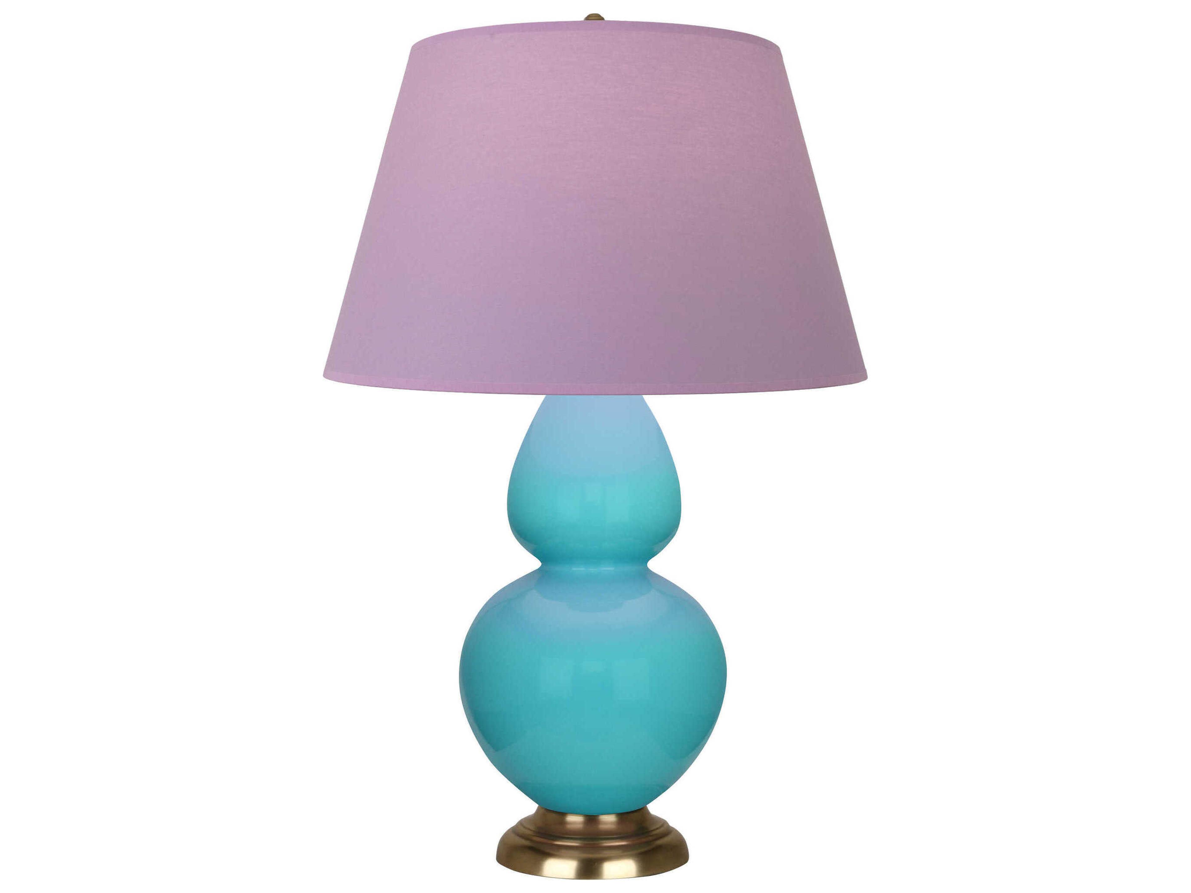 Robert Abbey Double Gourd Egg Blue Glazed Buffet Lamp