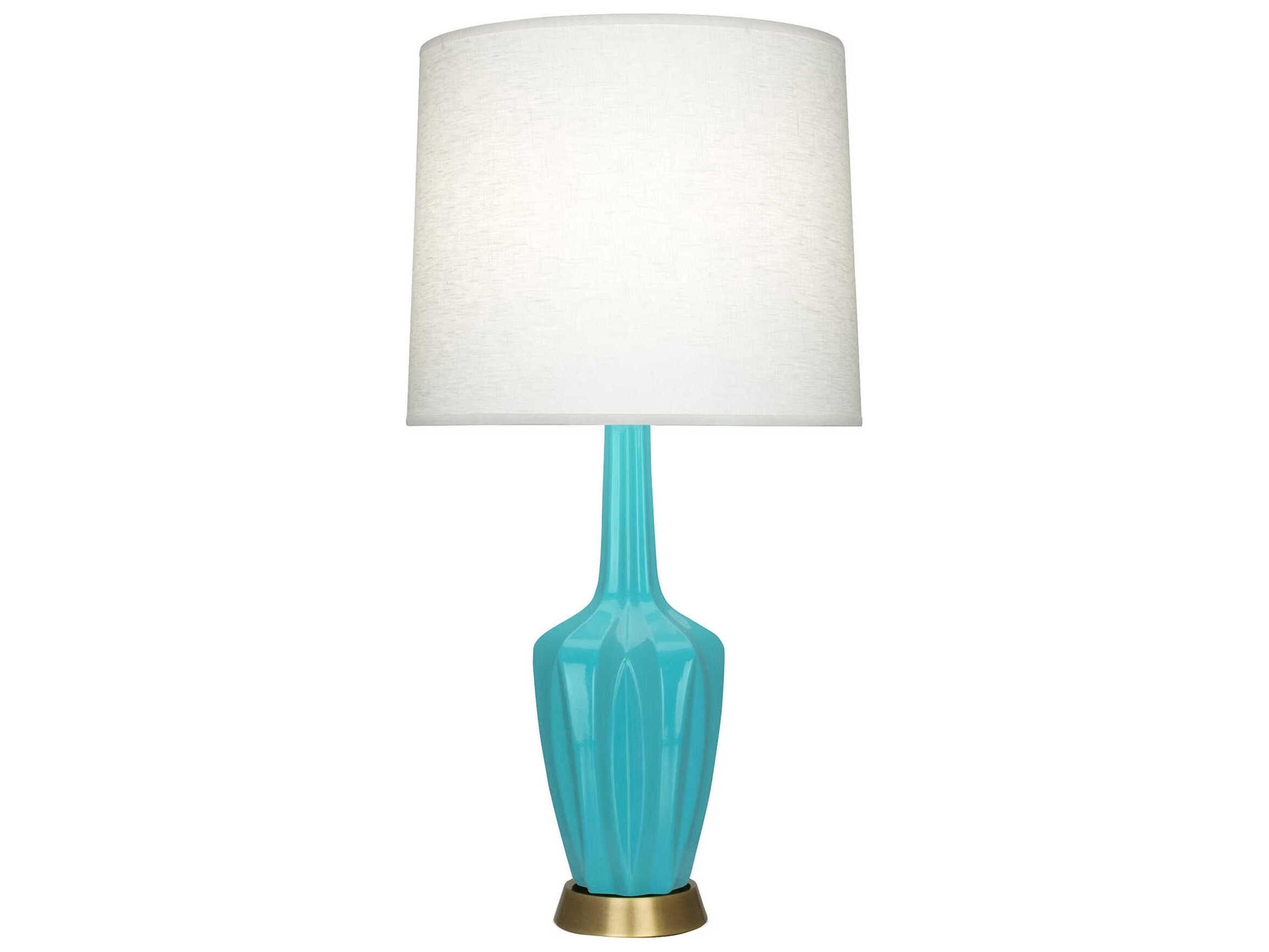 Robert Abbey Emma Egg Blue Glazed Buffet Lamp