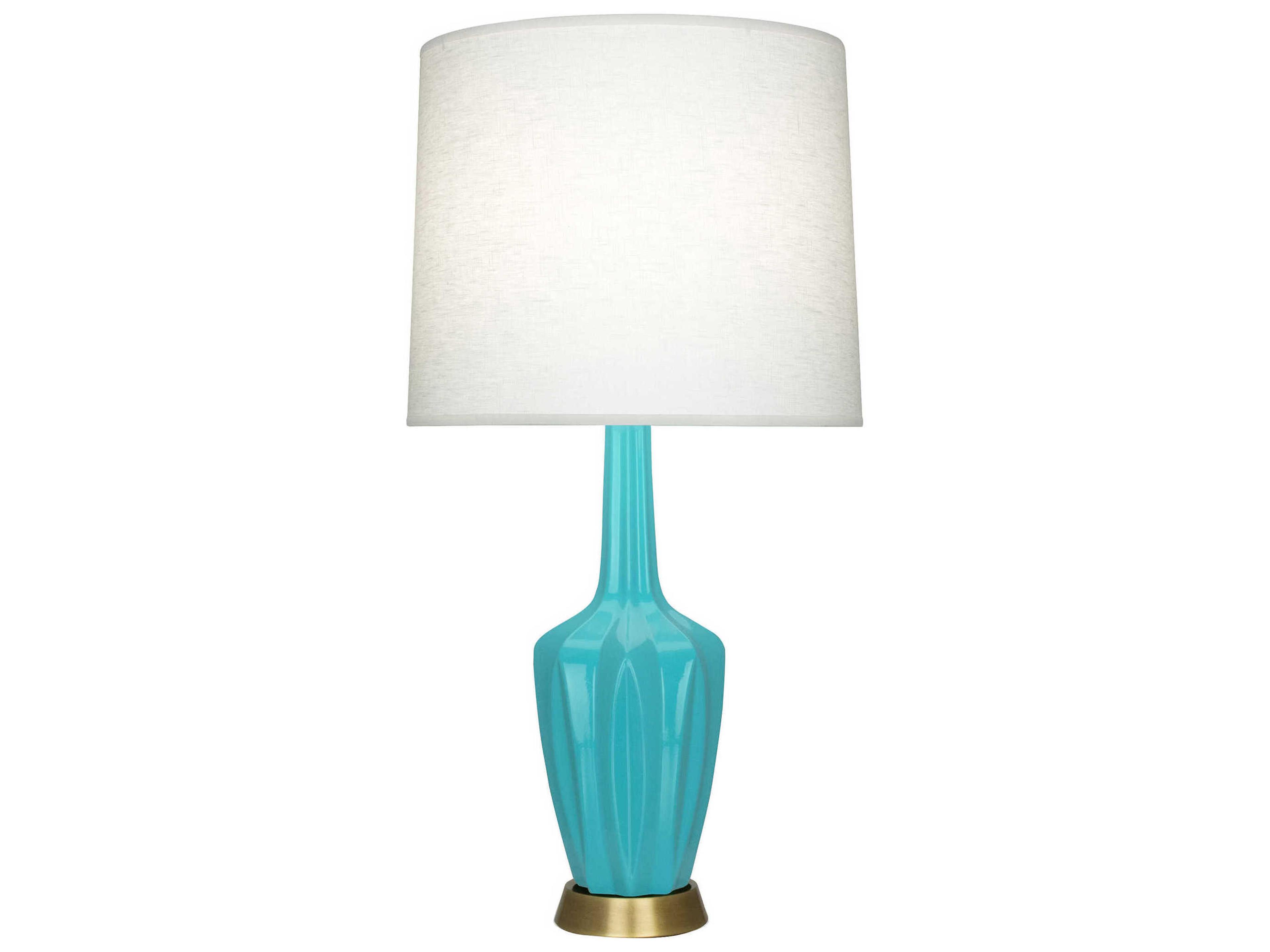 Robert Abbey Emma Egg Blue Glazed Buffet Lamp