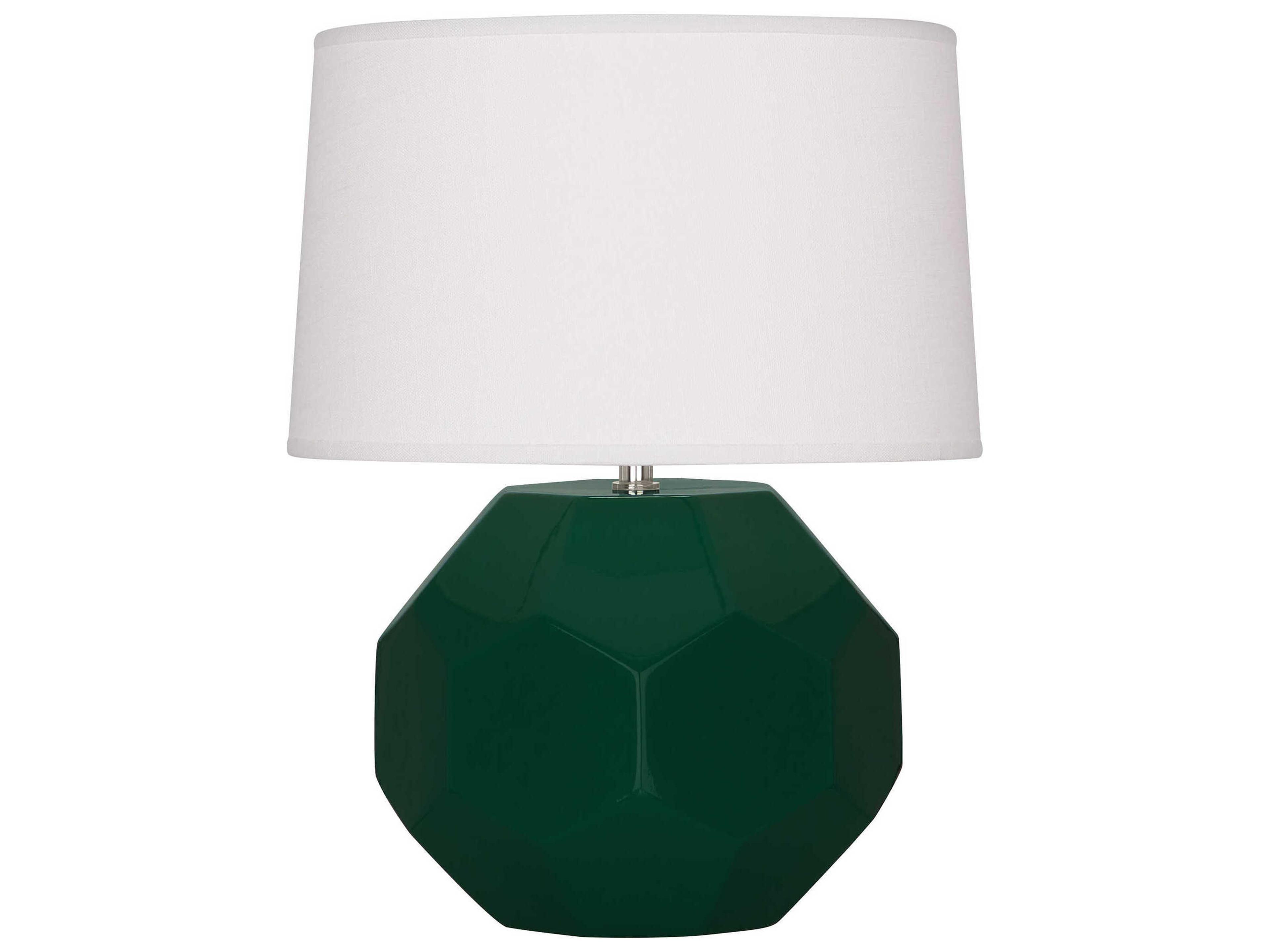 Franklin Jungle Glazed Green Table Lamp