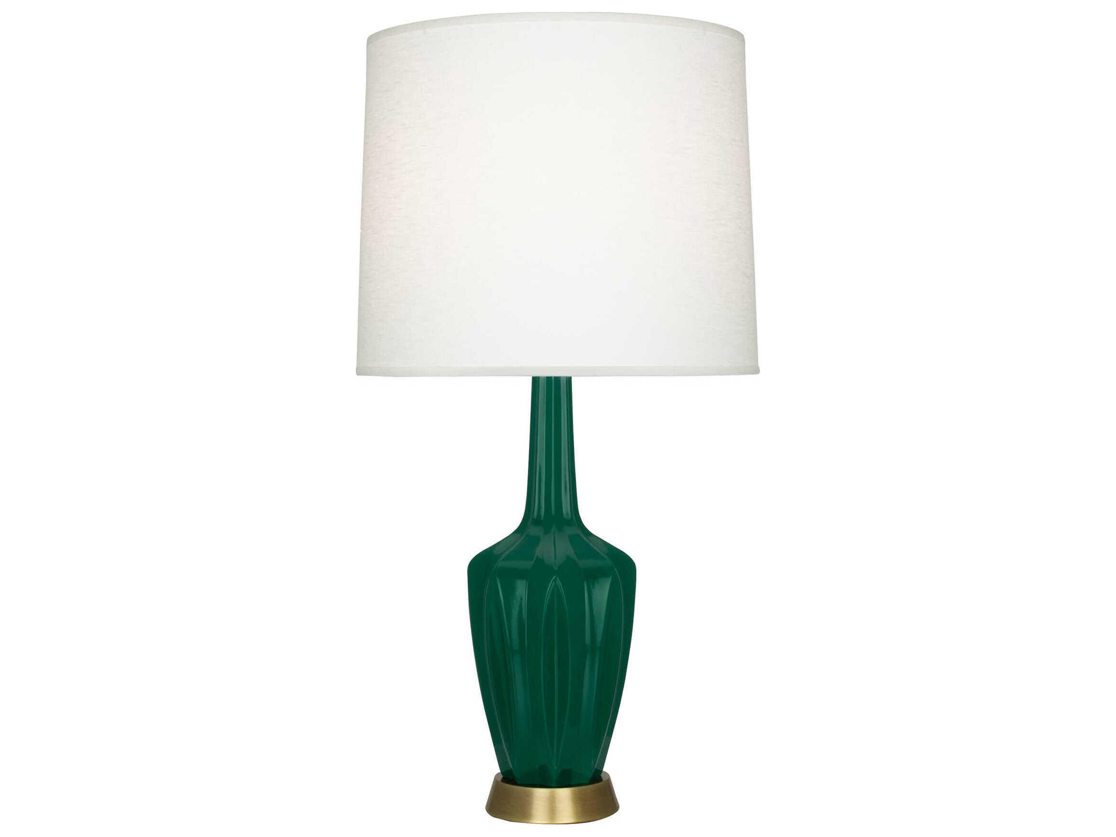 Robert Abbey Emma Jungle Glazed Green Buffet Lamp