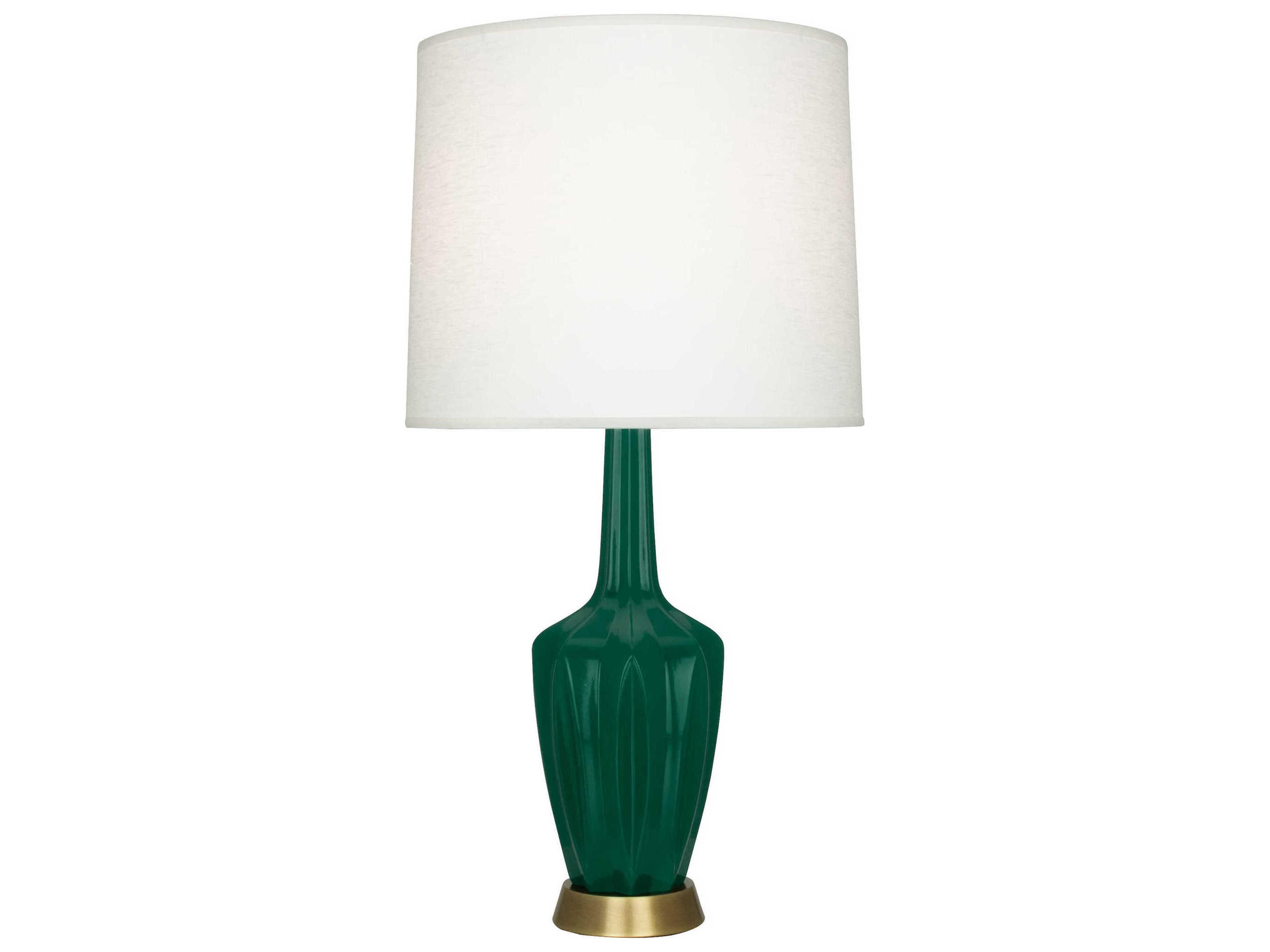 Robert Abbey Emma Jungle Glazed Green Buffet Lamp