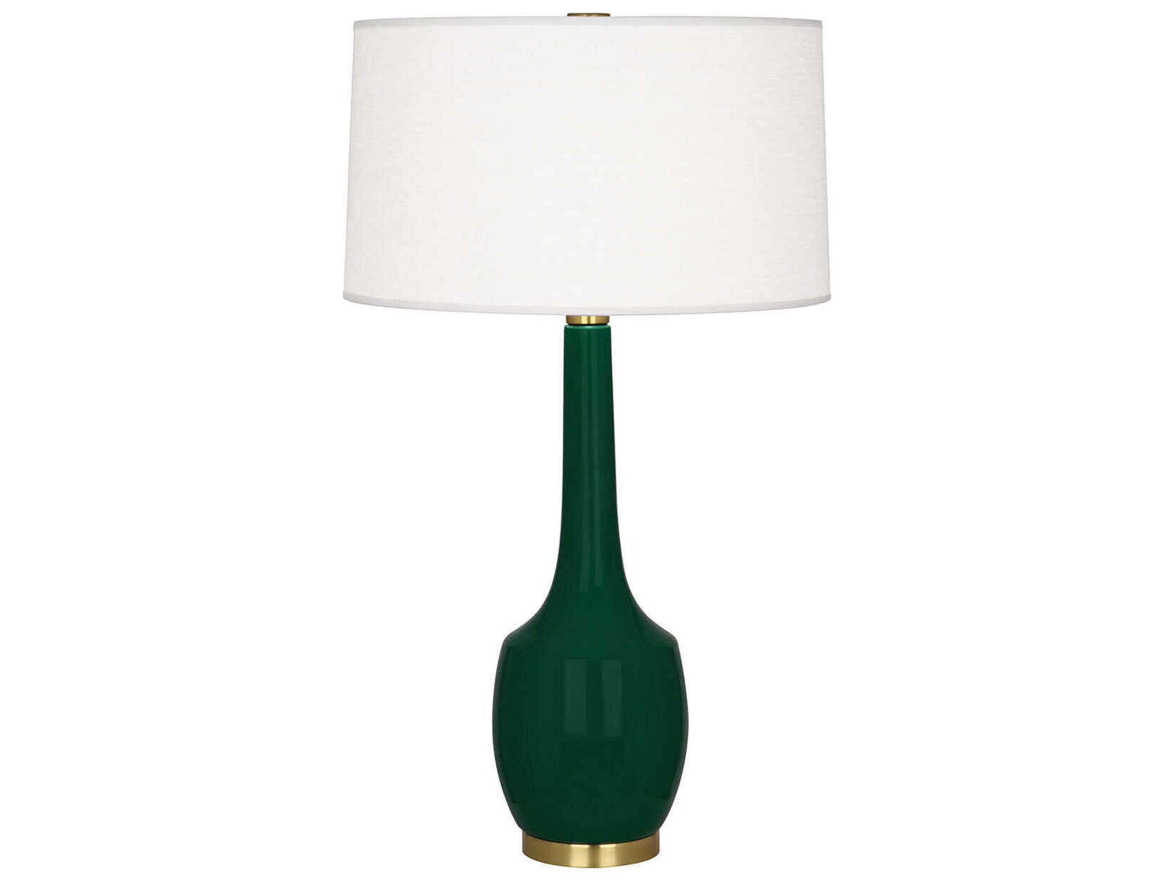 Delilah Jungle Glazed Green Buffet Lamp
