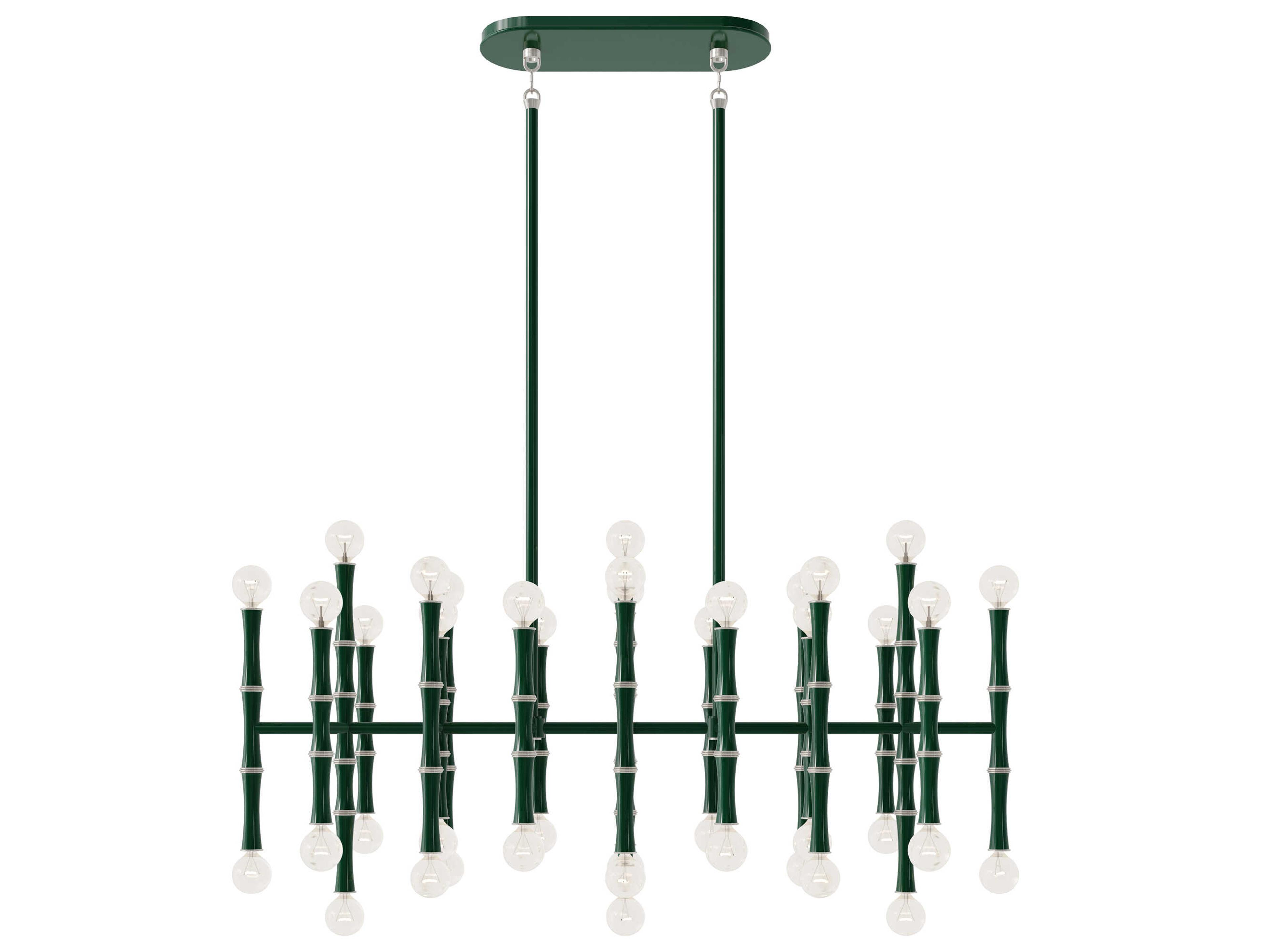 Robert Abbey Kane 42-Light Jungle Green Island Pendant