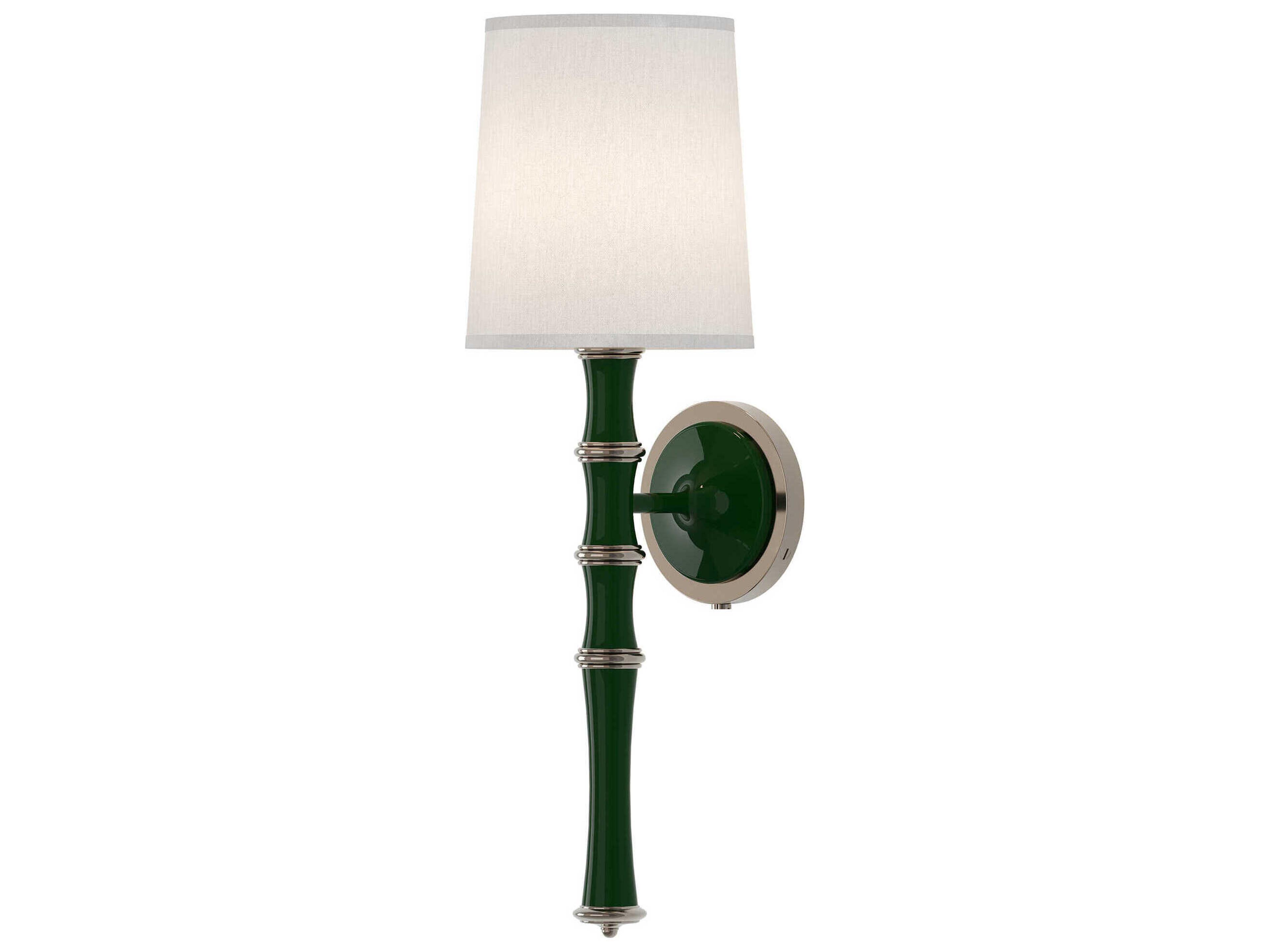 Robert Abbey Kane 1-Light Jungle Green Wall Sconce