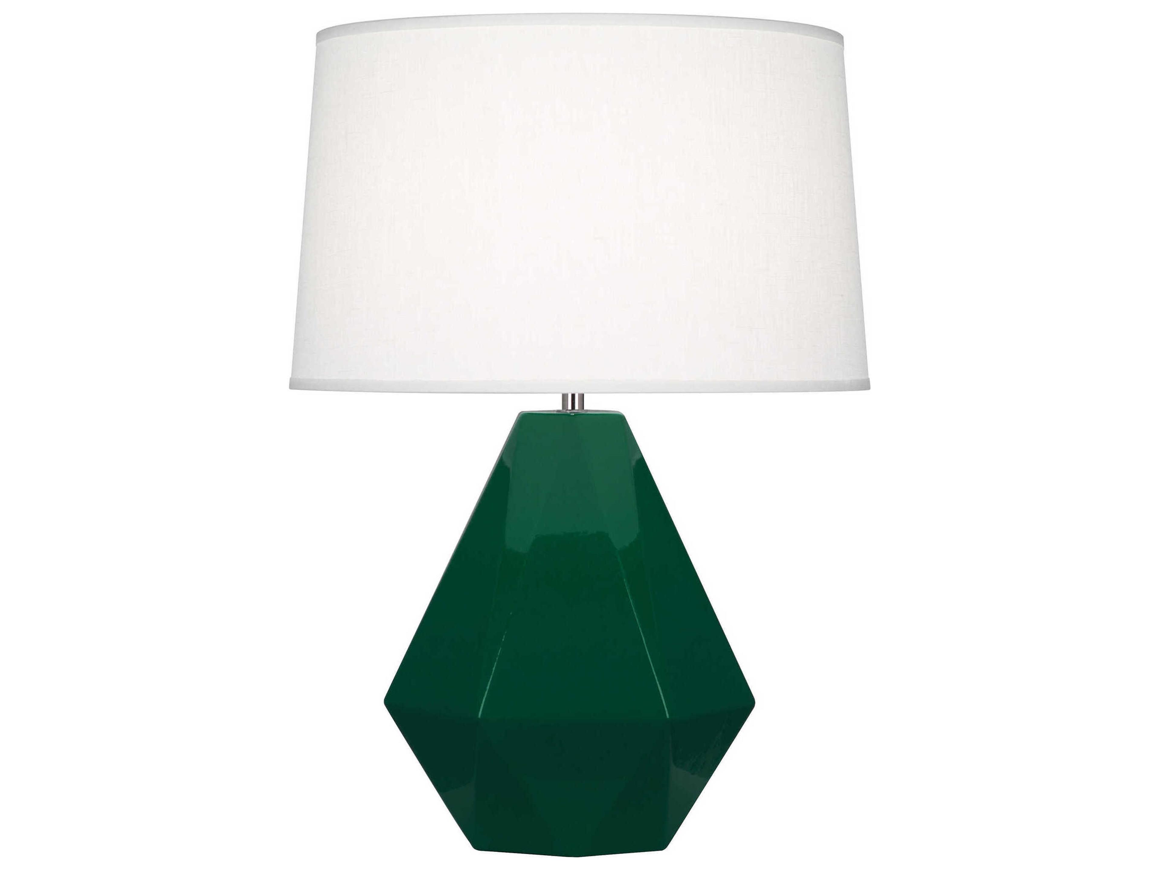 Delta Jungle Glazed Green Table Lamp