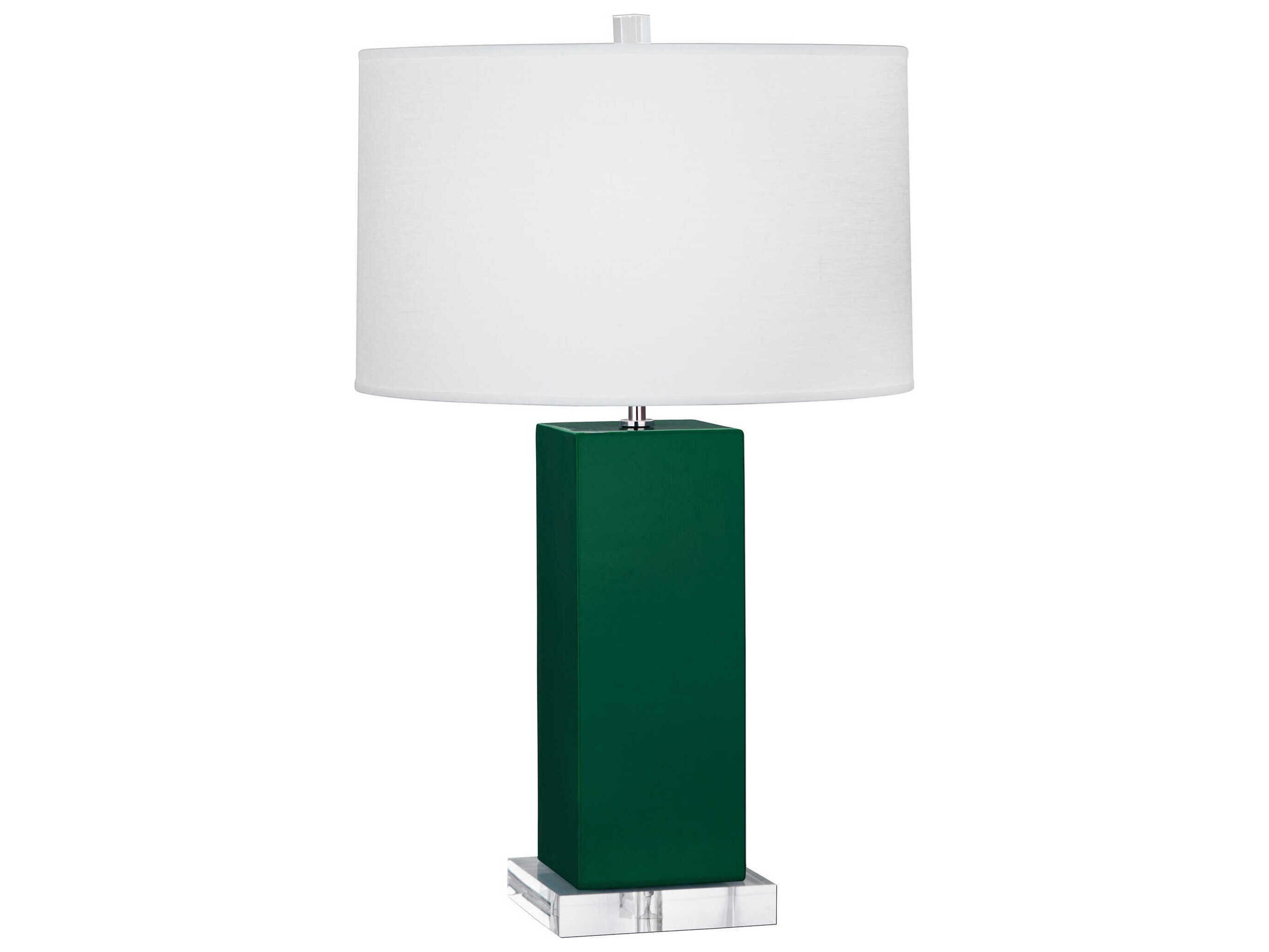 Harvey Jungle Glazed Green Buffet Lamp