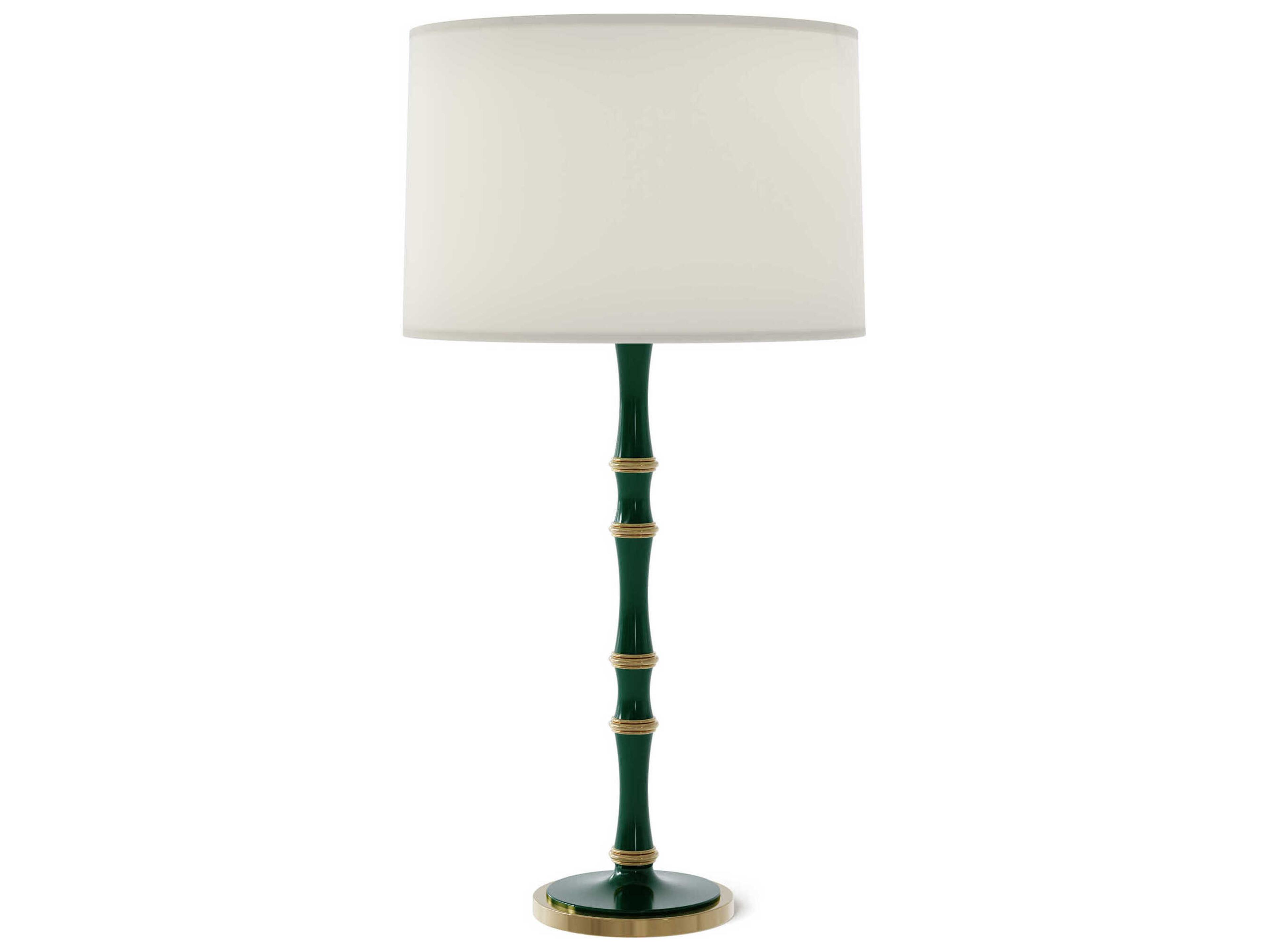 Robert Abbey Kane Modern Brass White Buffet Lamp
