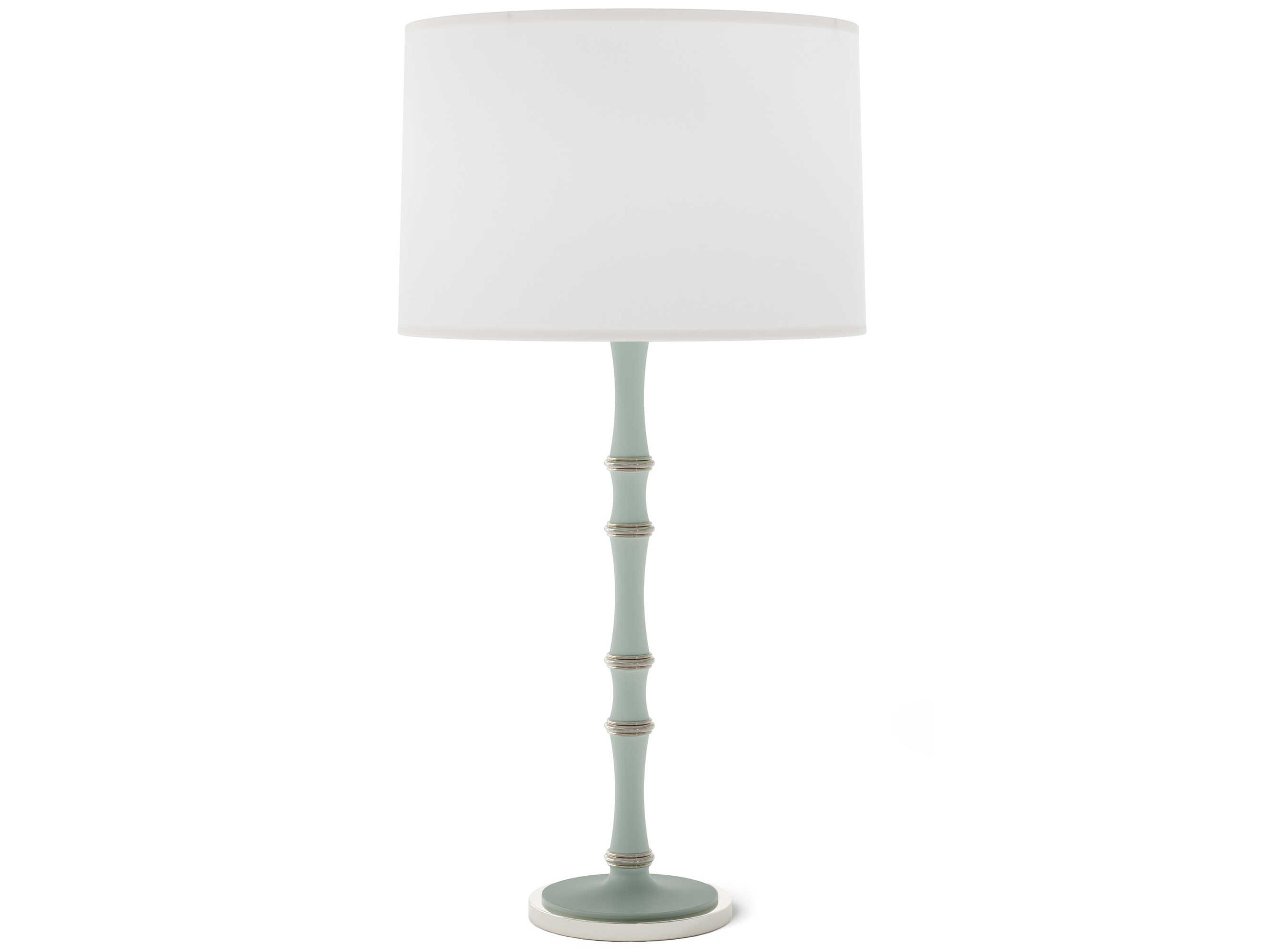 Robert Abbey Kane Polished Nickel White Buffet Lamp