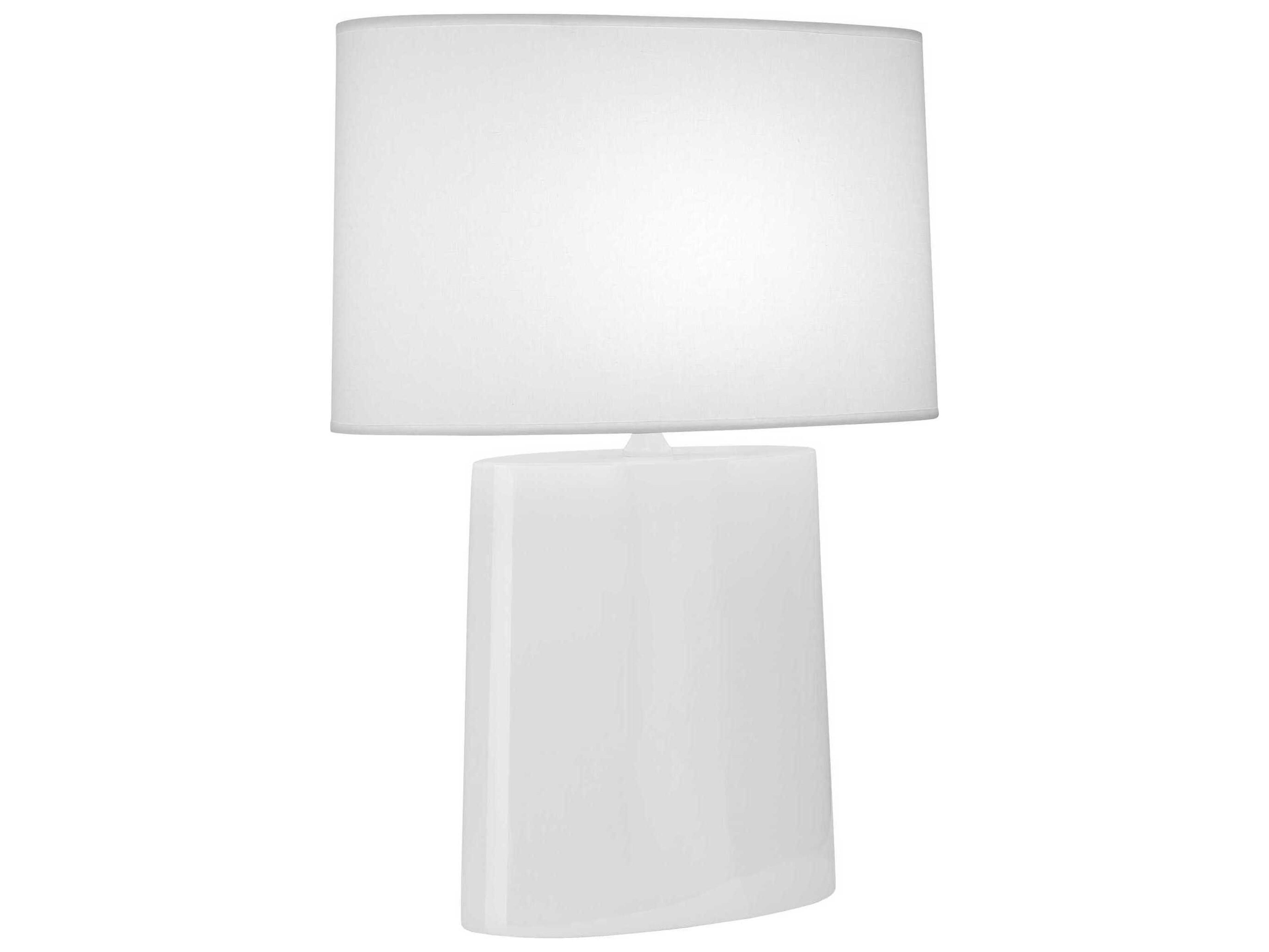 Victor Table Lamp in Lily Glazed Ceramic