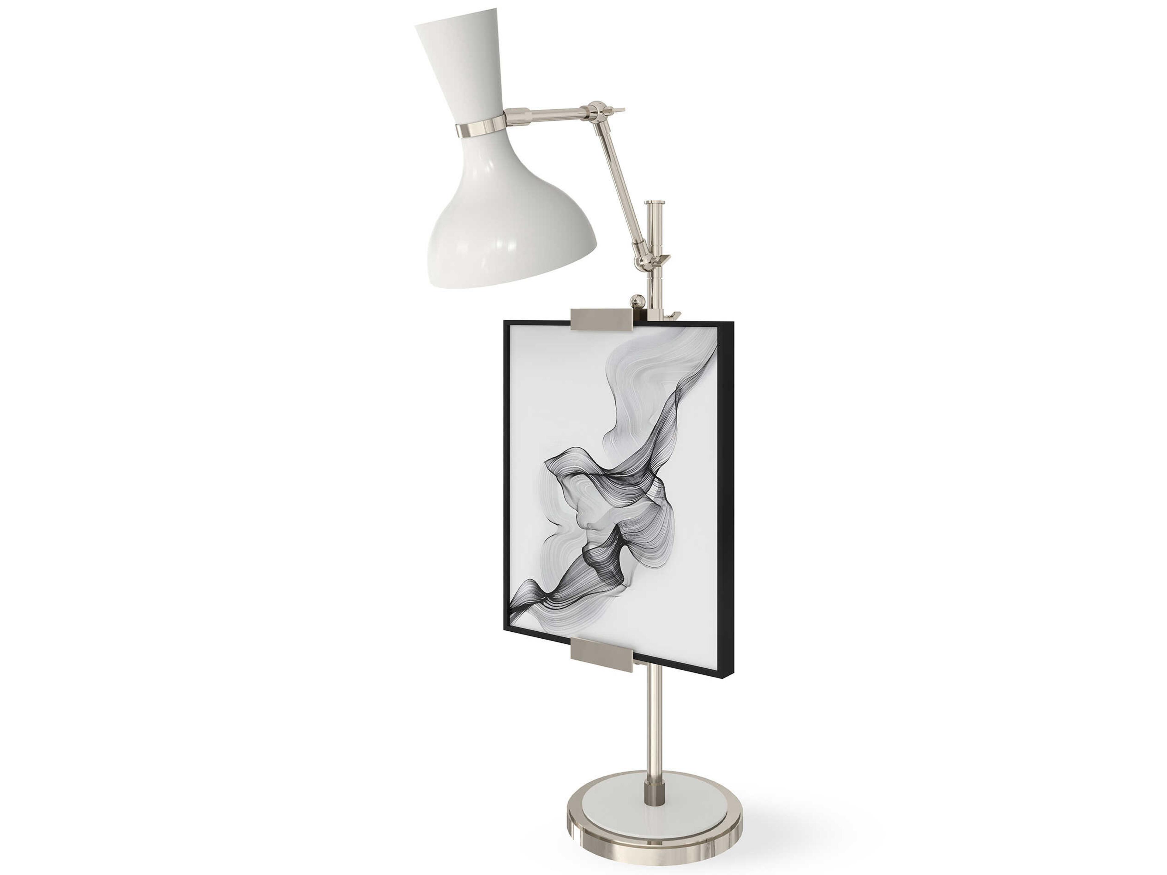 Robert Abbey Clare Lily White Buffet Lamp