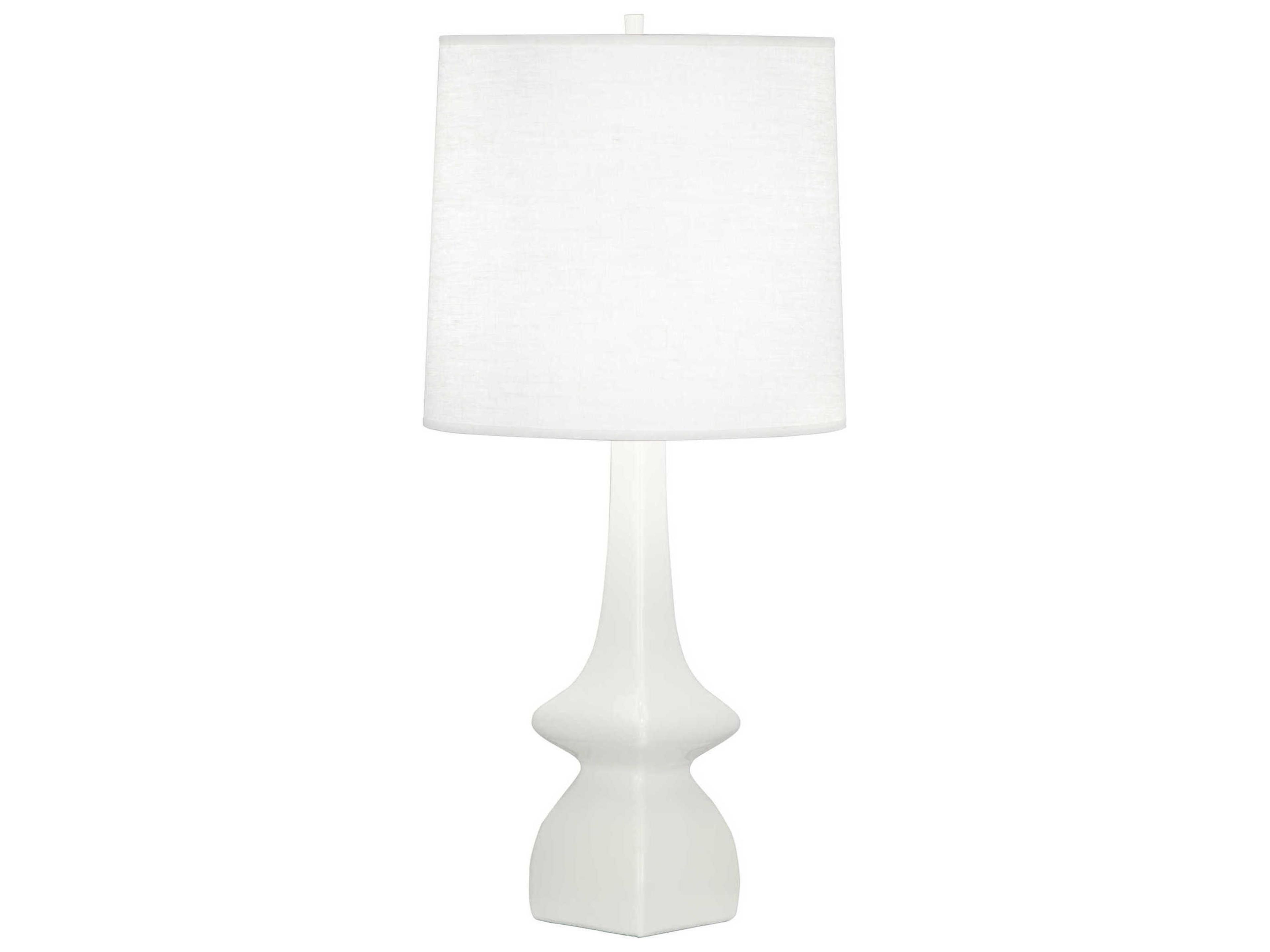 Jasmine Table Lamp in Lily Glazed Ceramic