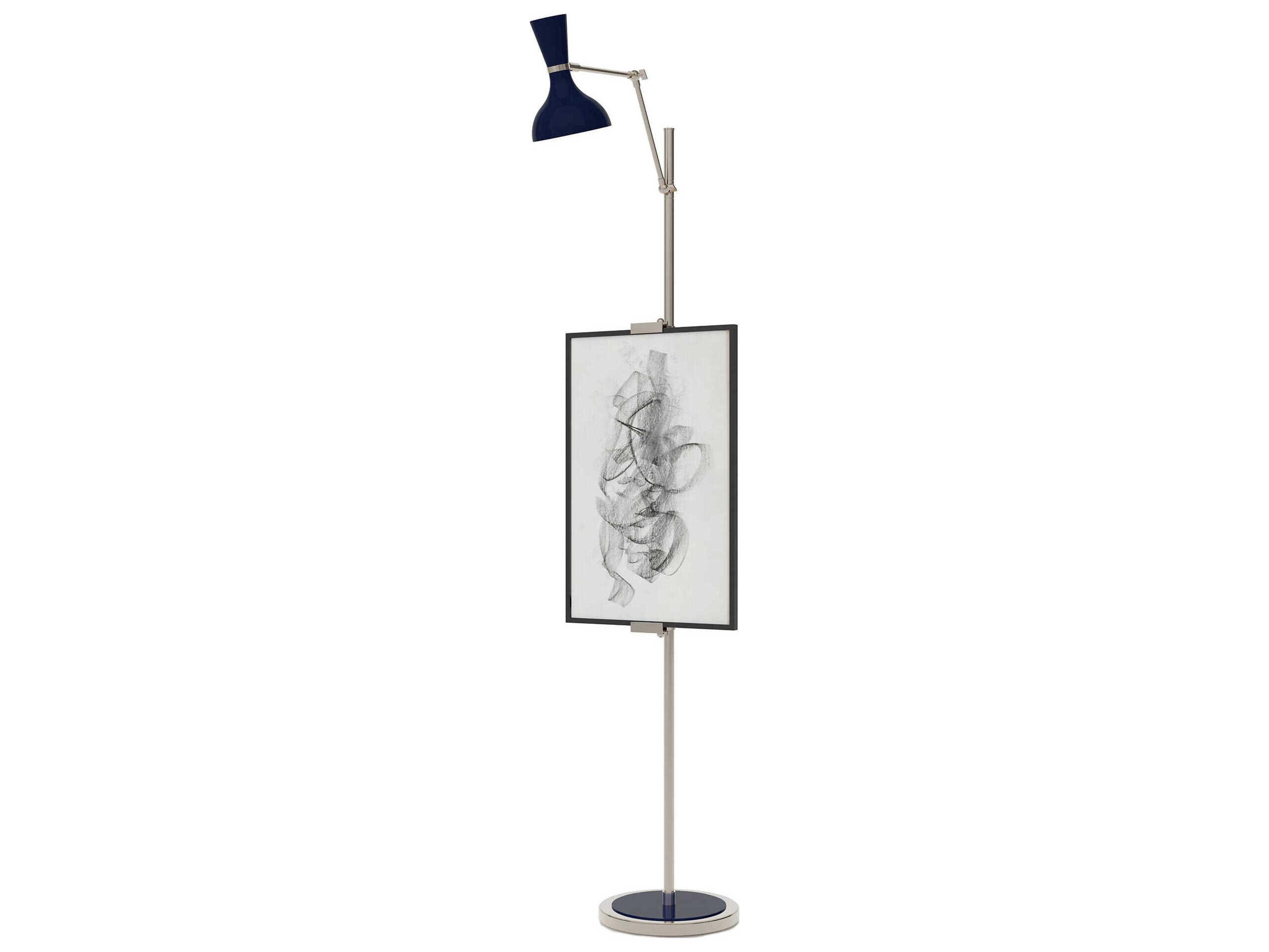 Robert Abbey Clare Midnight Blue Floor Lamp