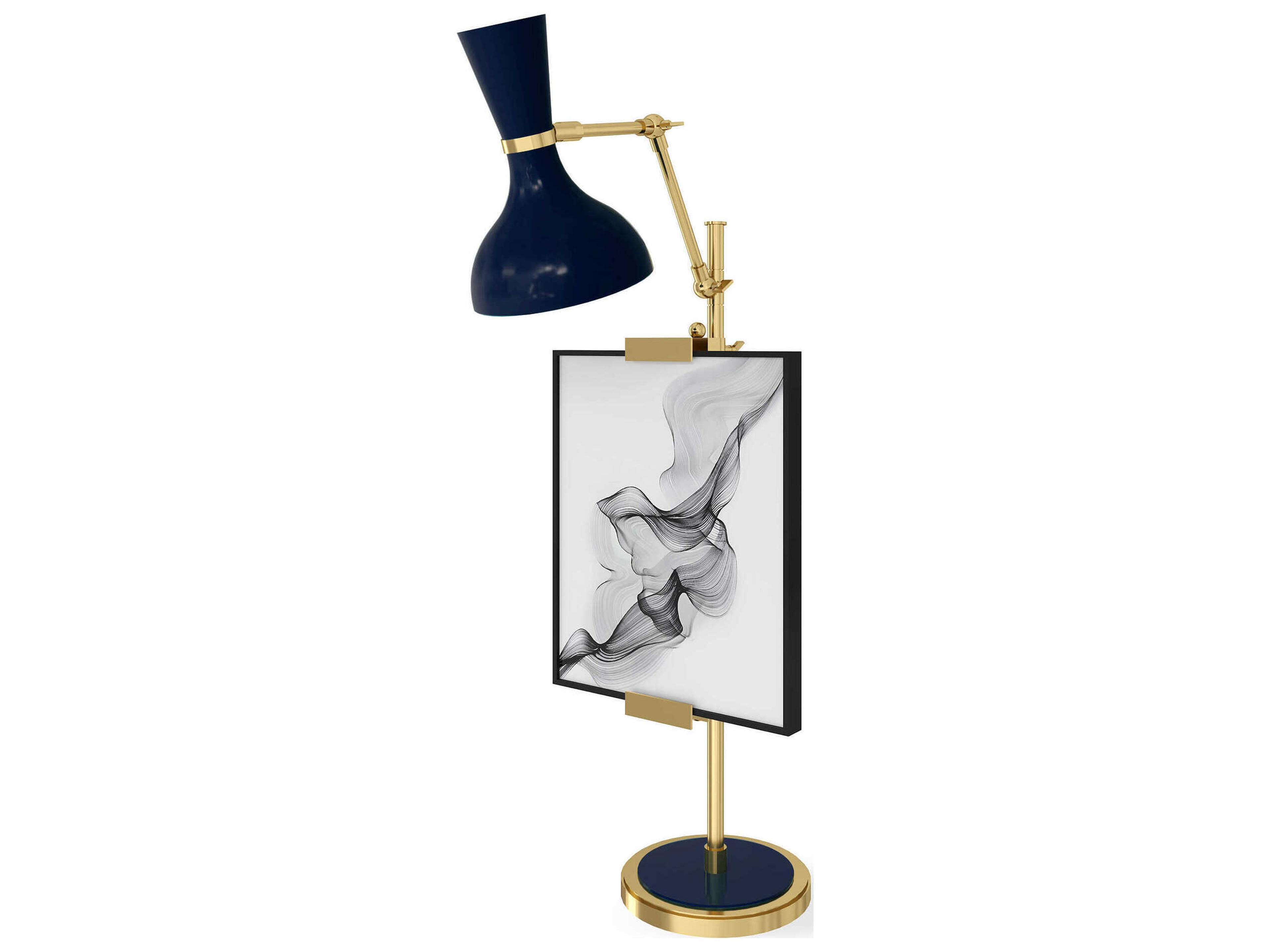 Clare Midnight Blue Buffet Lamp