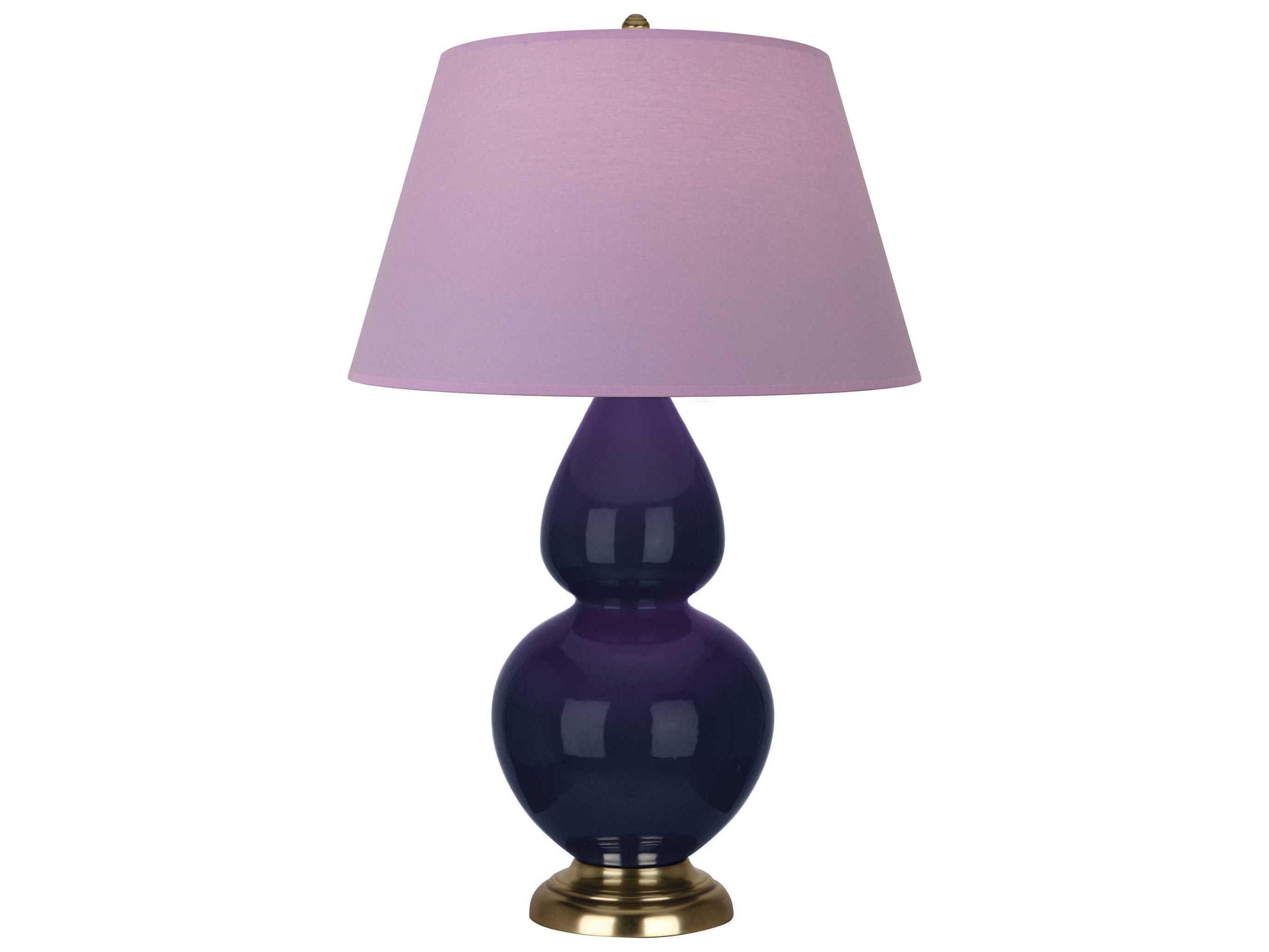 Robert Abbey Double Gourd Midnight Blue Glazed Buffet Lamp