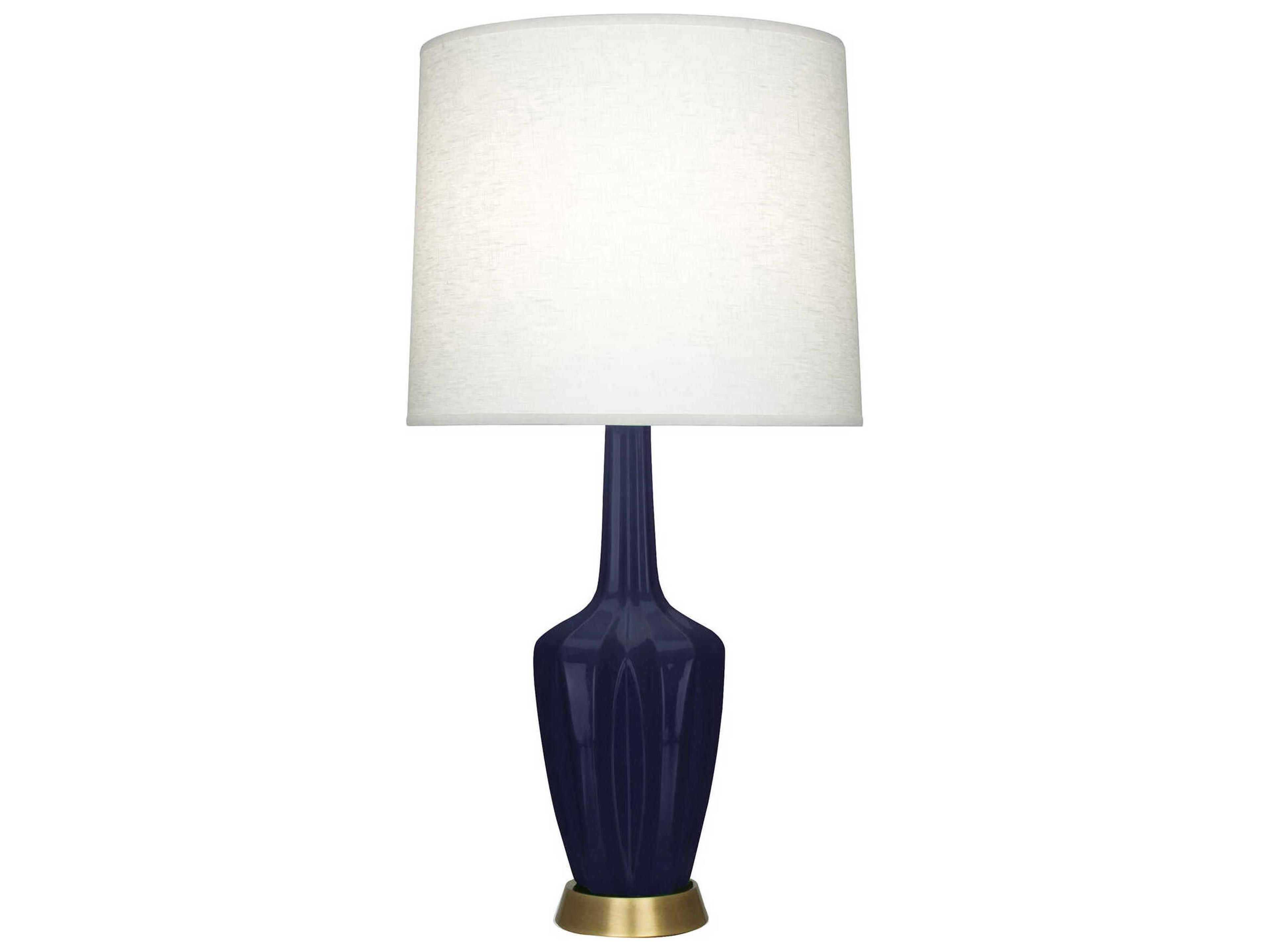 Robert Abbey Emma Midnight Blue Glazed Buffet Lamp