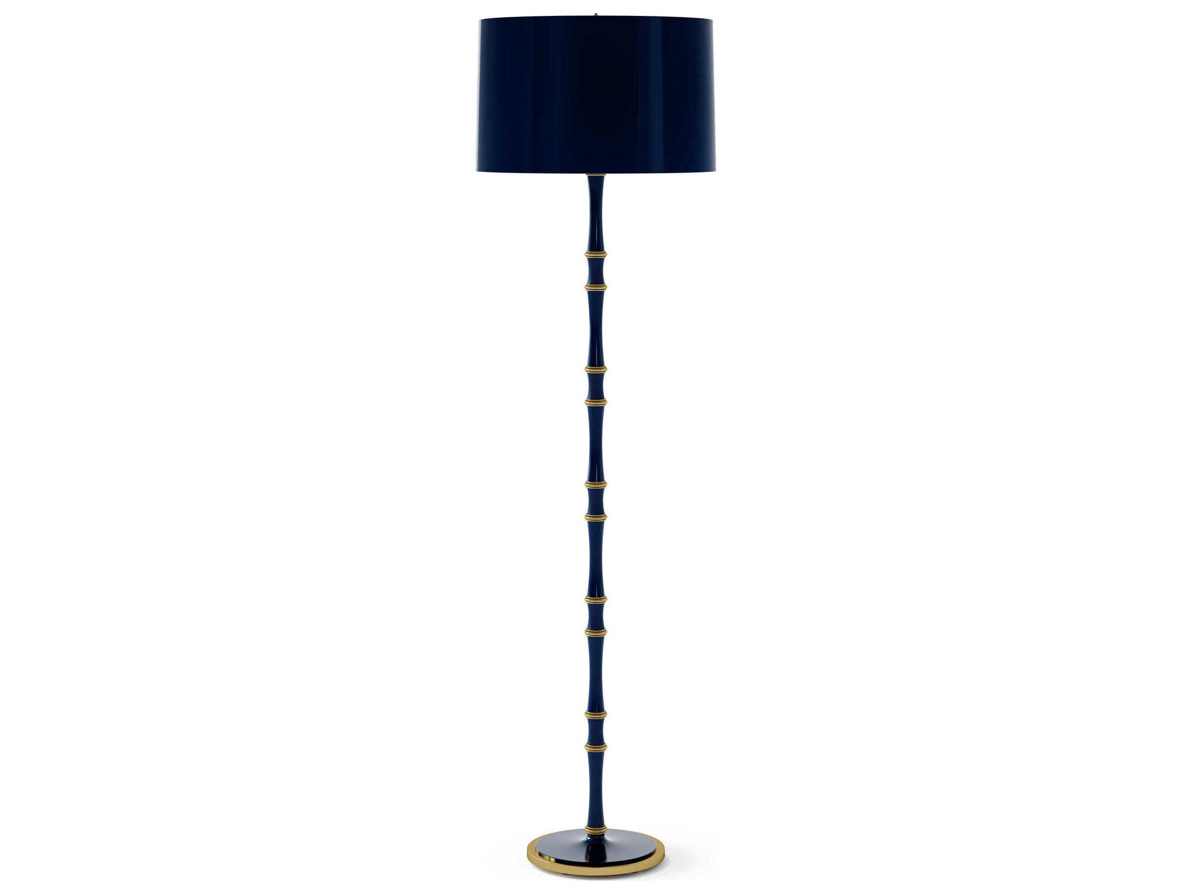 Robert Abbey Kane Matte Midnight Blue Floor Lamp