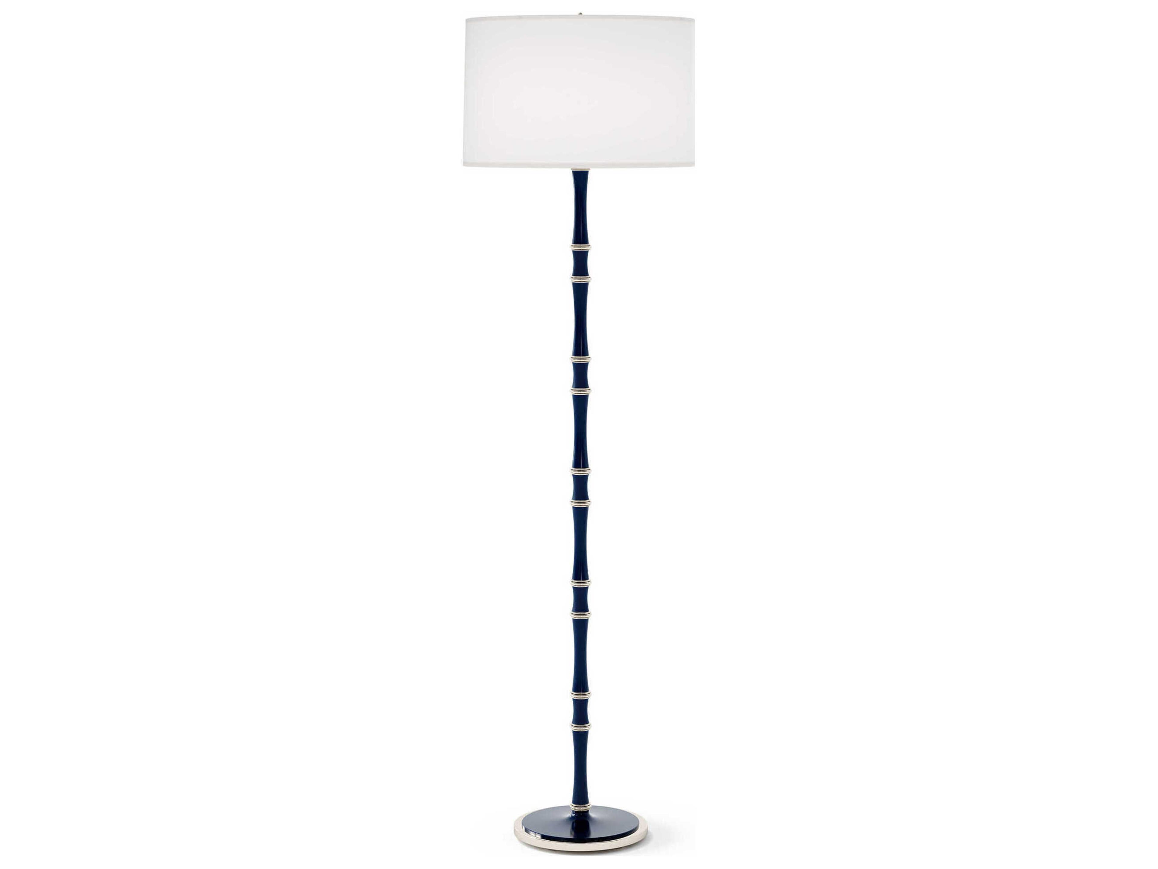Kane Matte Midnight Blue Floor Lamp