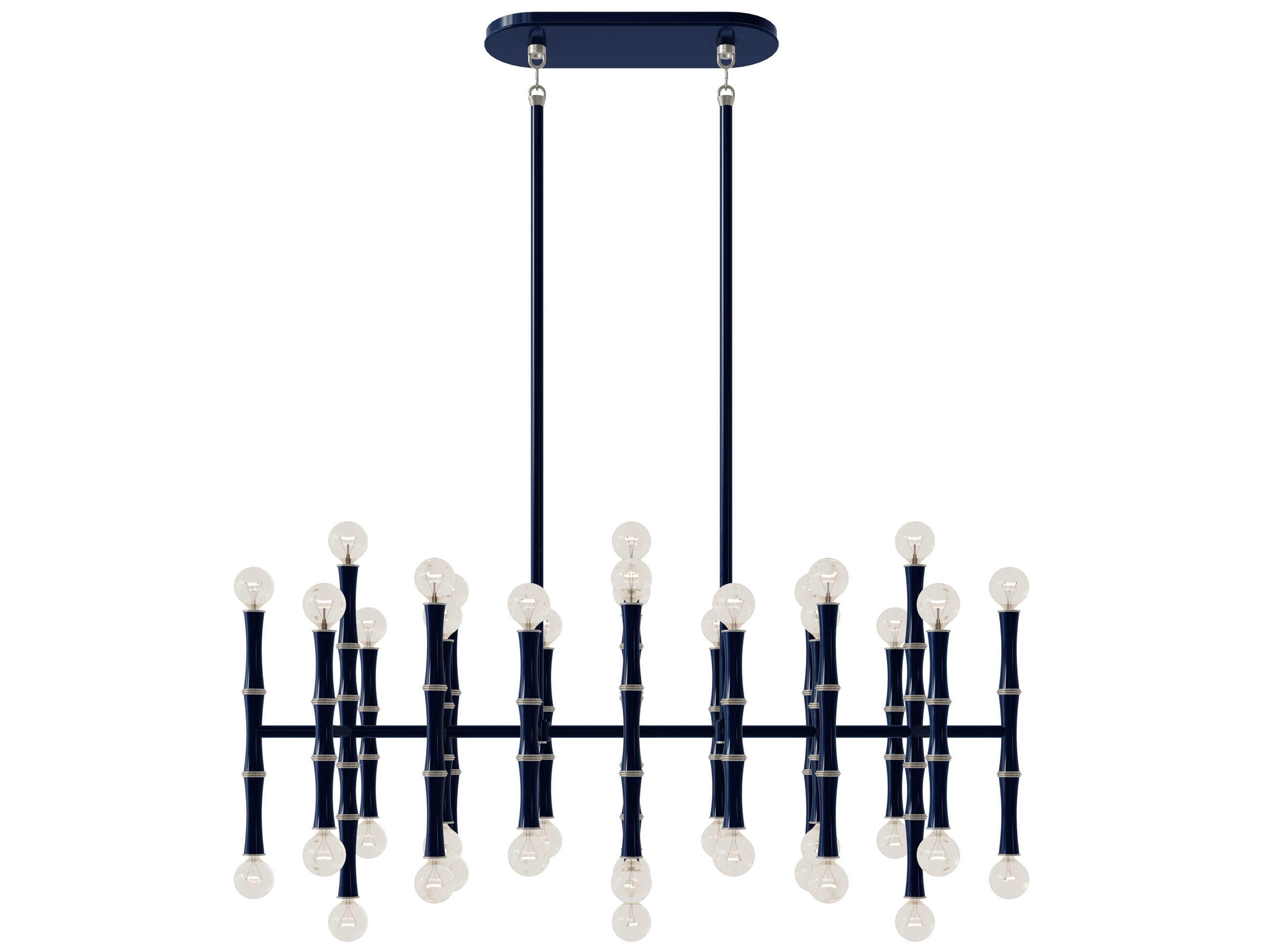 Robert Abbey Kane 42-Light Midnight Blue Island Pendant