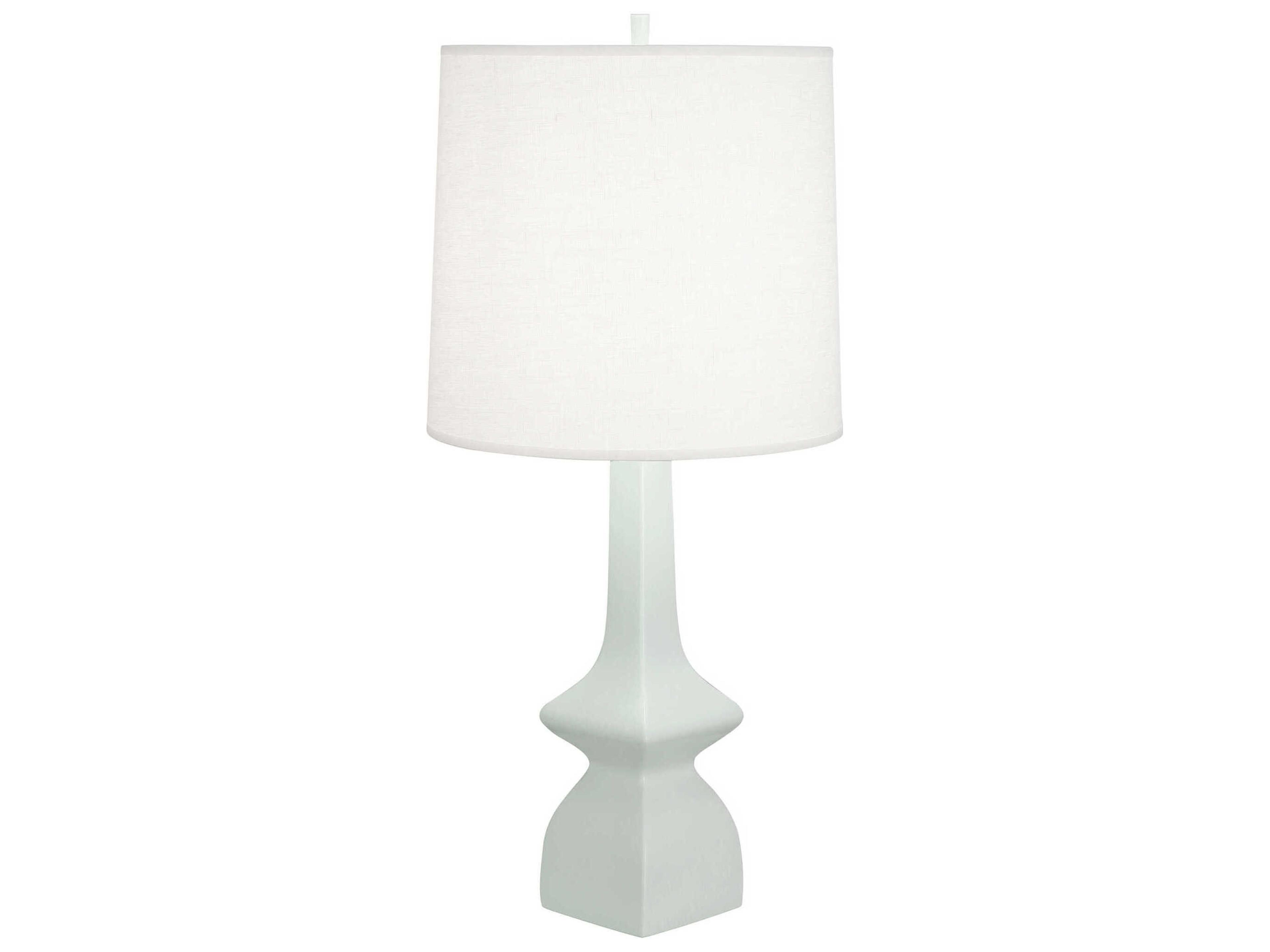 Jasmine Matte Celadon Glazed Green Buffet Lamp