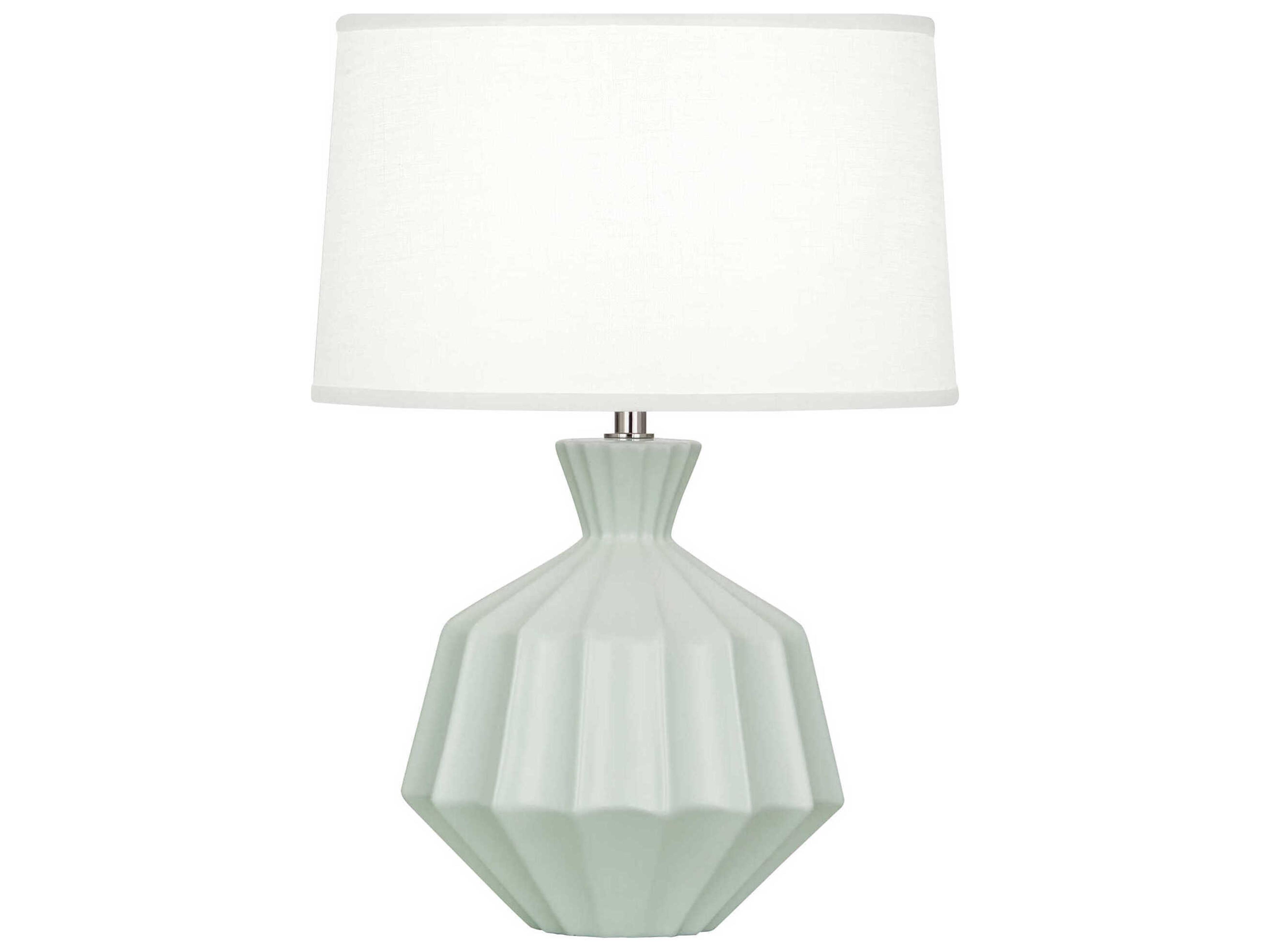 Orion Matte Celadon Glazed Green Table Lamp