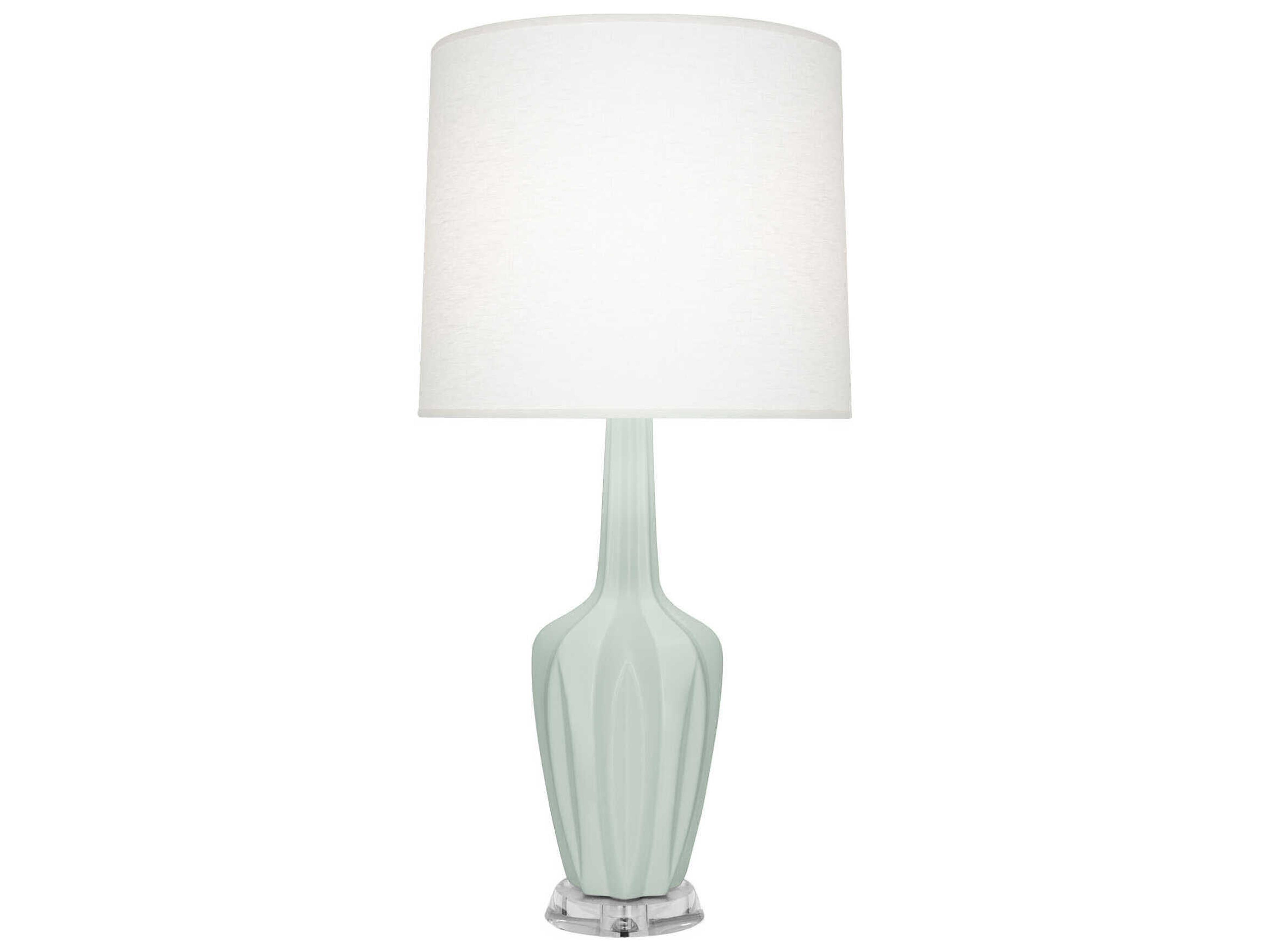 Emma Matte Celadon Glazed Green Buffet Lamp