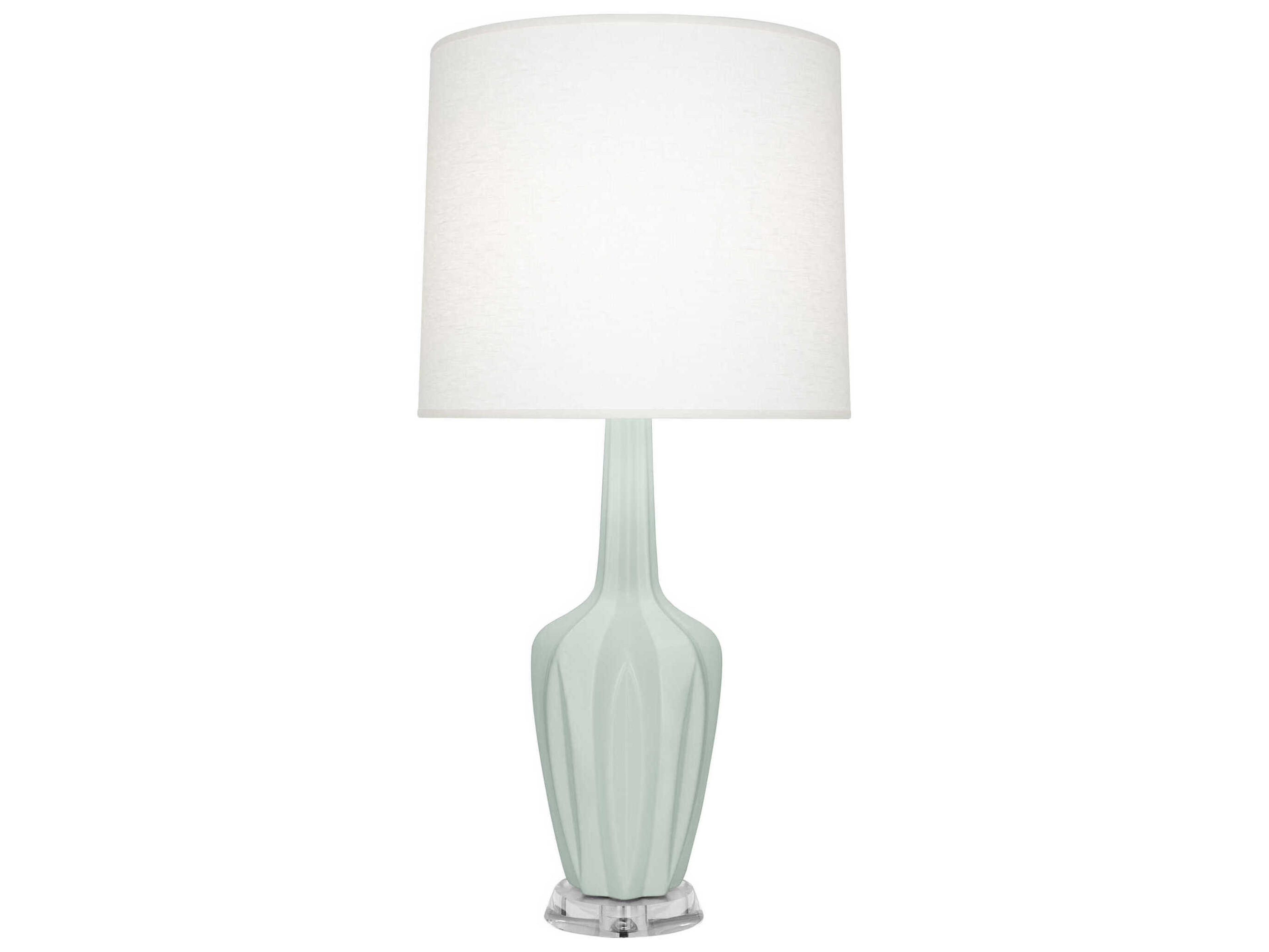 Emma Matte Celadon Glazed Green Buffet Lamp