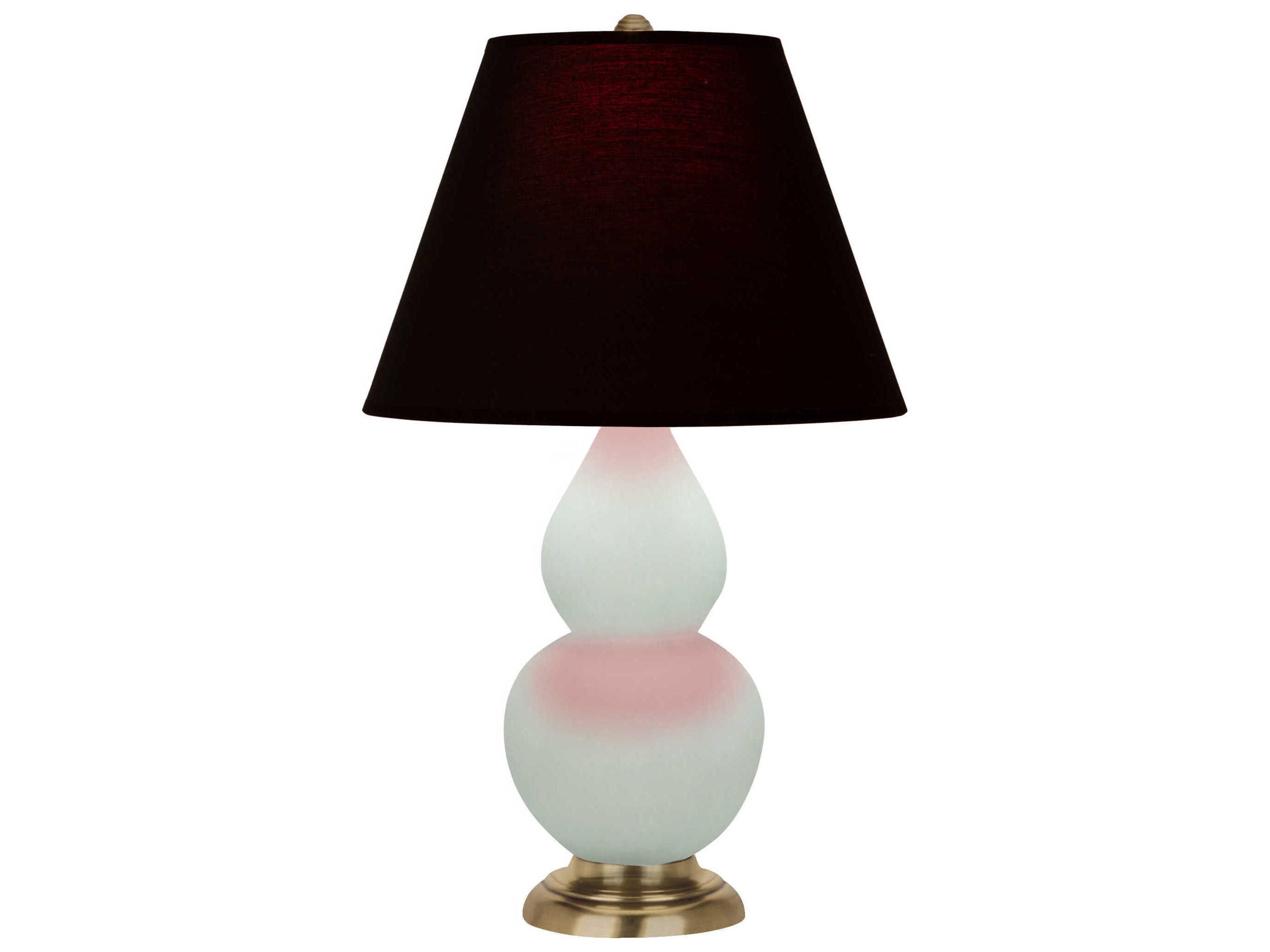 Robert Abbey Small Double Gourd Matte Celadon Glazed Green Table Lamp