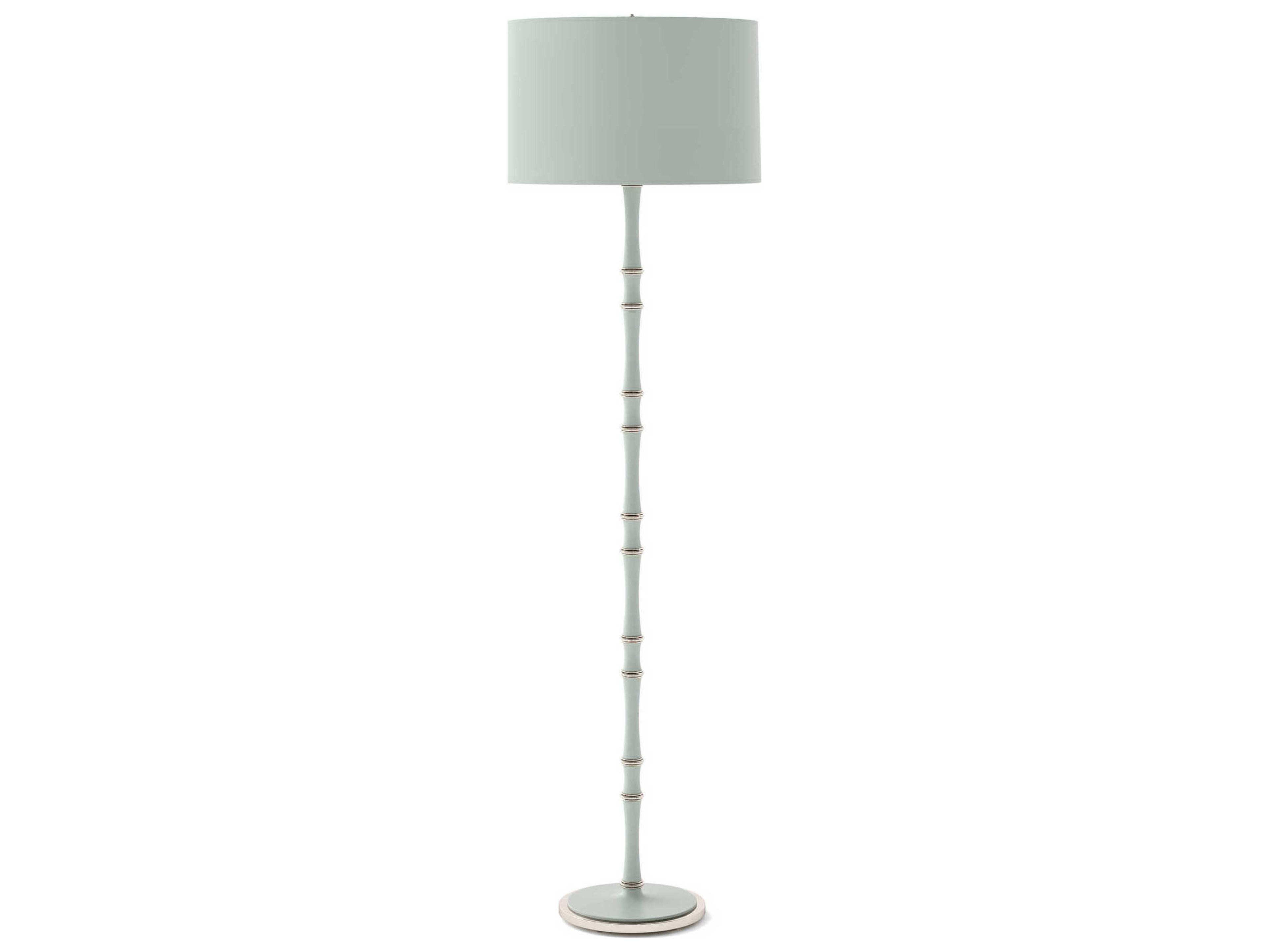 Robert Abbey Kane Matte Celadon Green Floor Lamp
