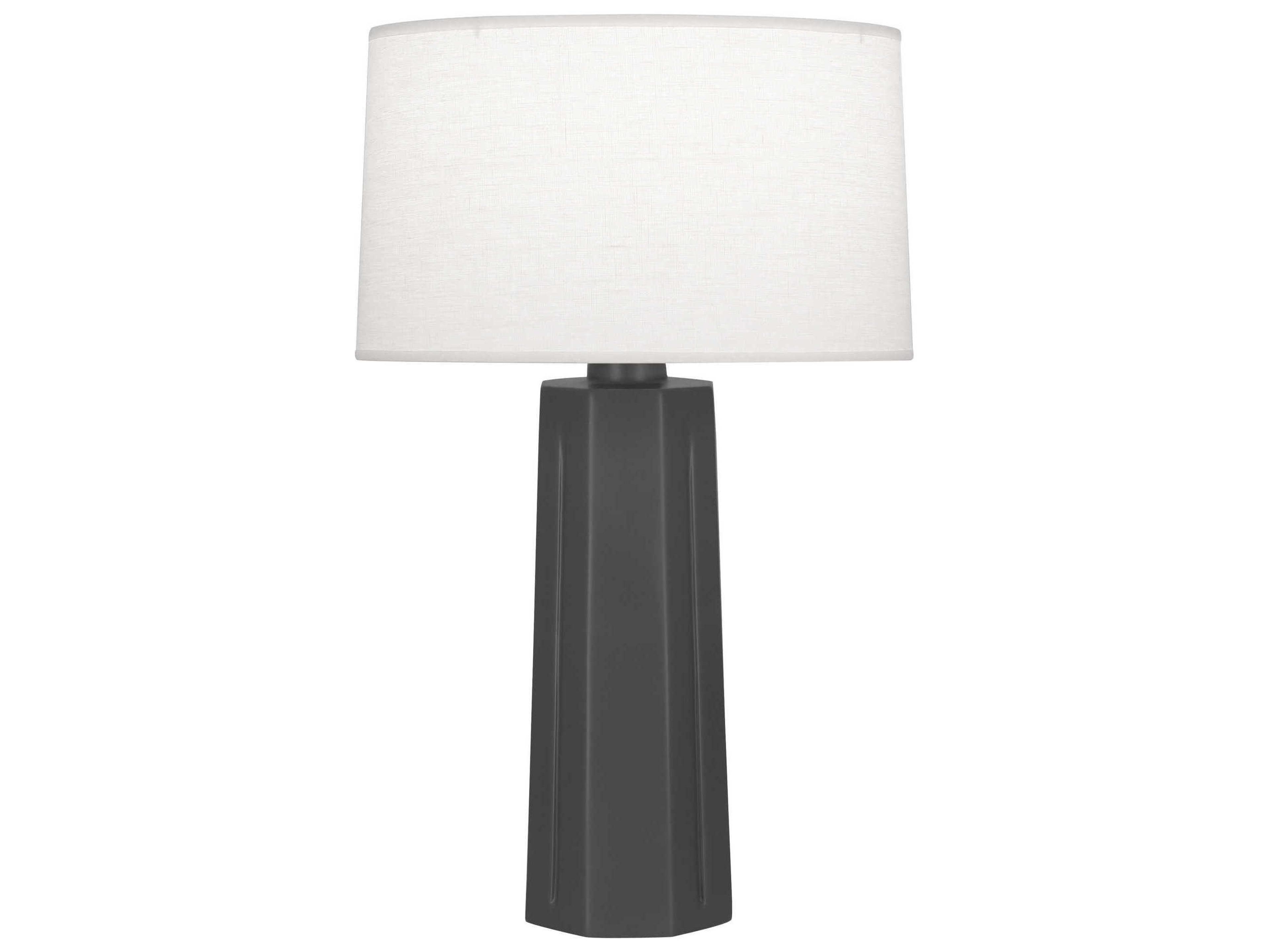 Mason Matte Ash Glazed Gray Buffet Lamp