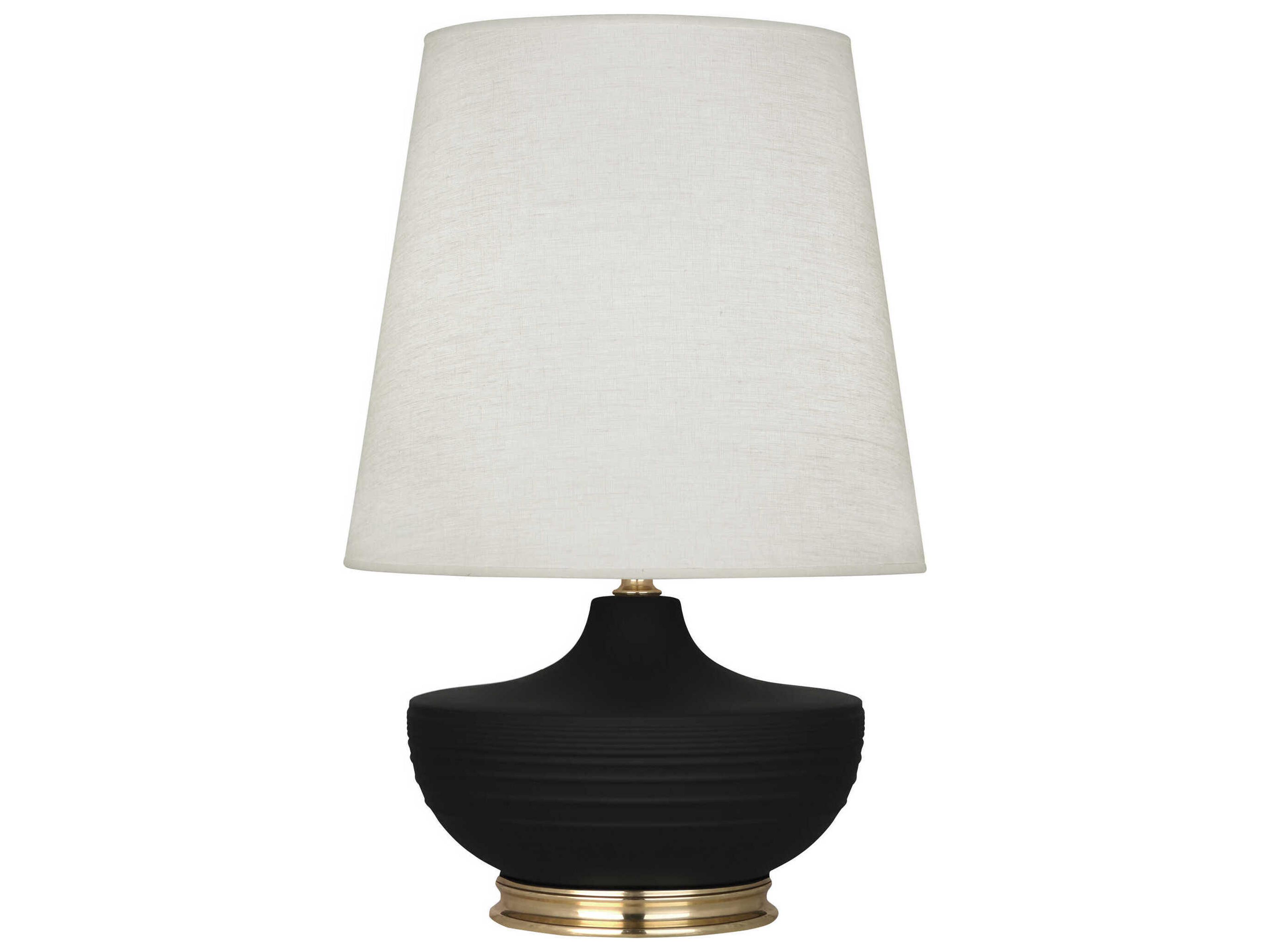 Robert Abbey Michael Berman Nolan Black Buffet Lamp