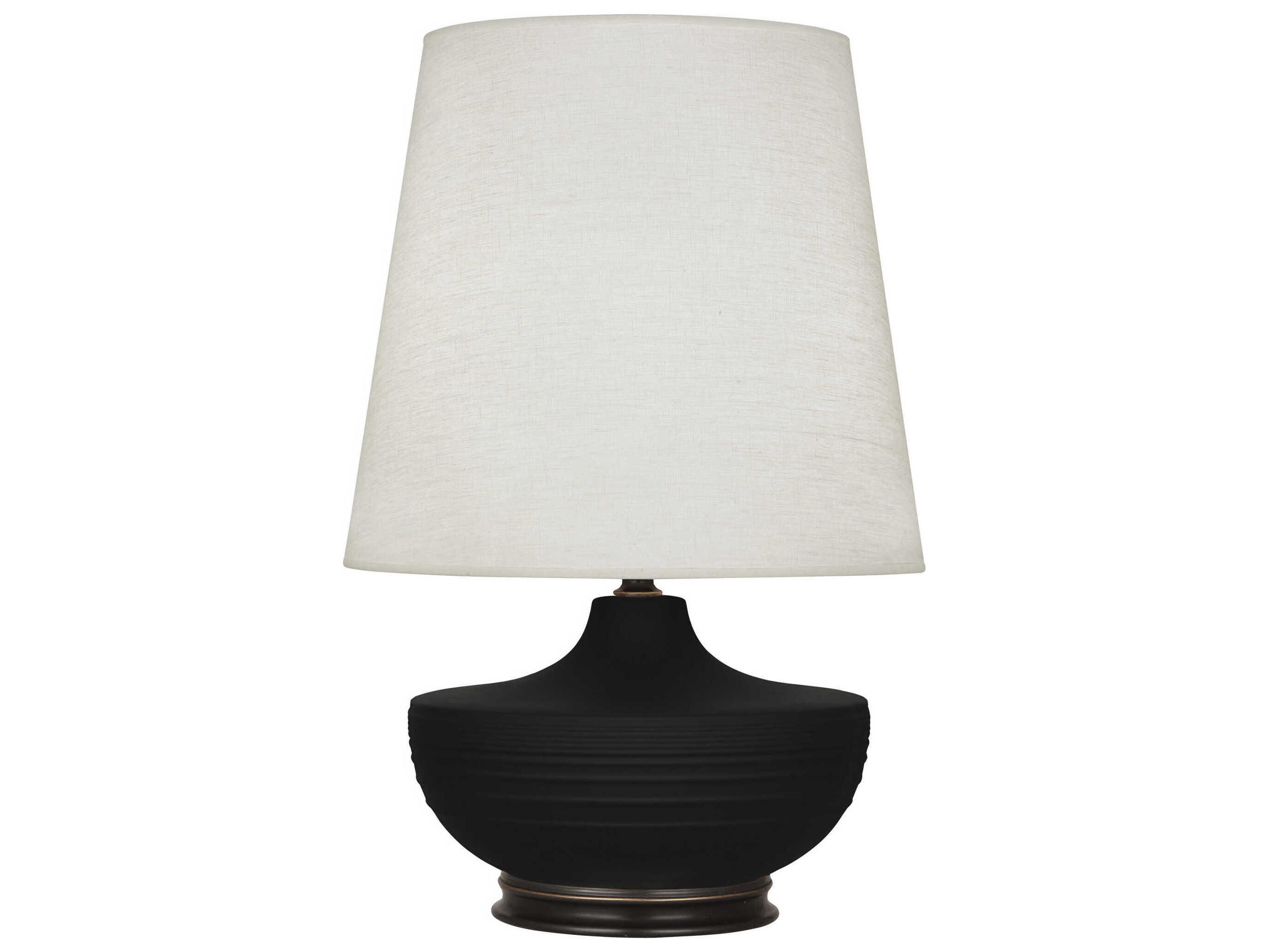 Robert Abbey Michael Berman Nolan Black Buffet Lamp