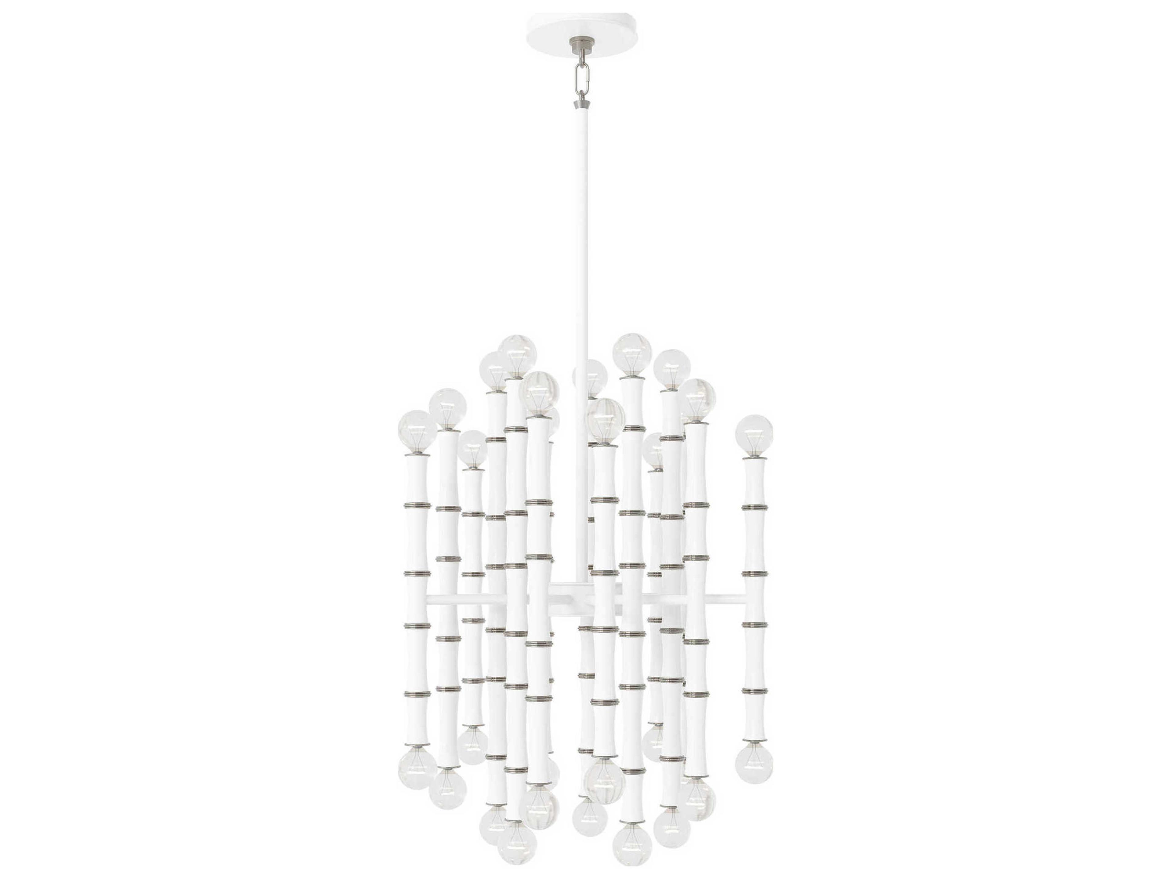 Robert Abbey Kane 30-Light Matte Daisy White Pendant