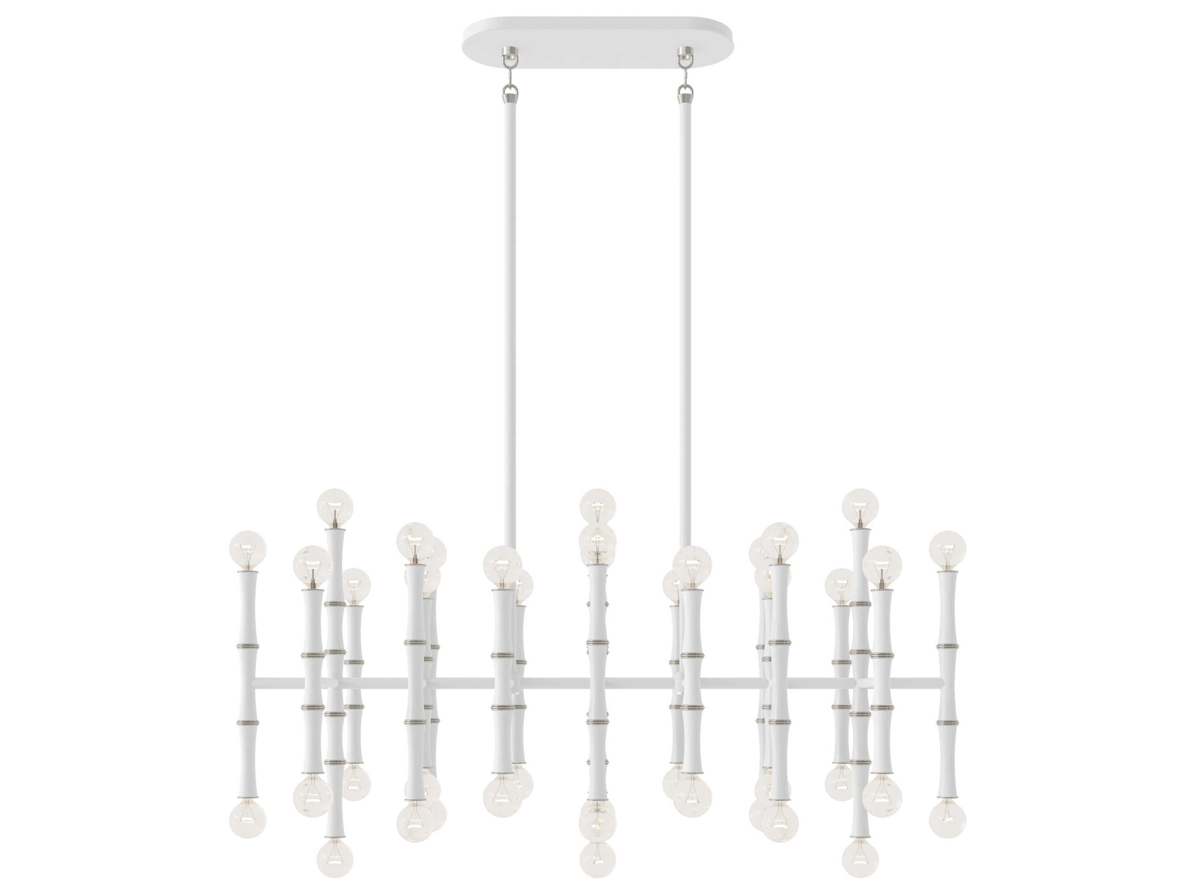 Robert Abbey Kane 42-Light Matte Daisy White Island Pendant