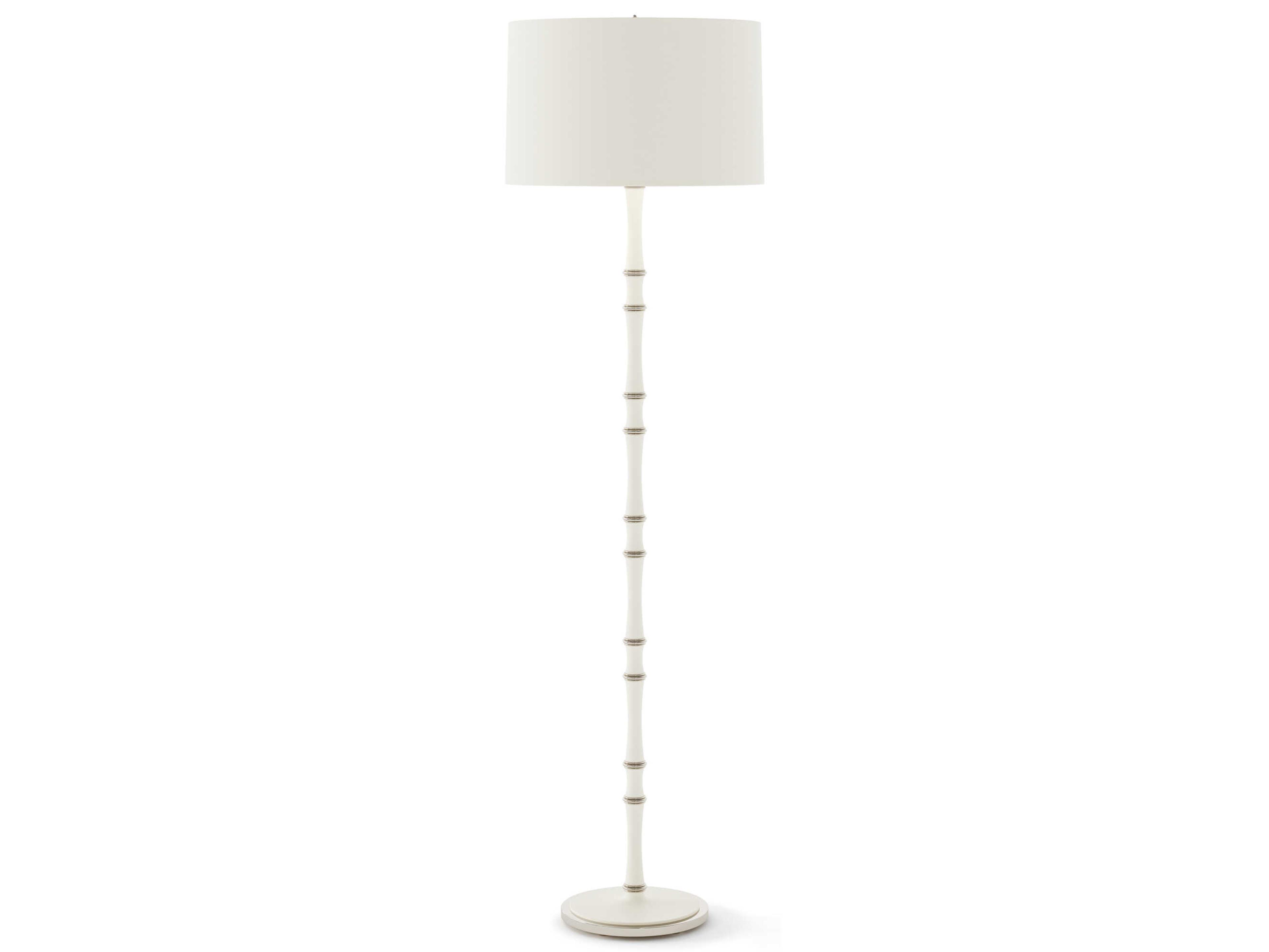 Robert Abbey Kane Matte Daisy White Floor Lamp