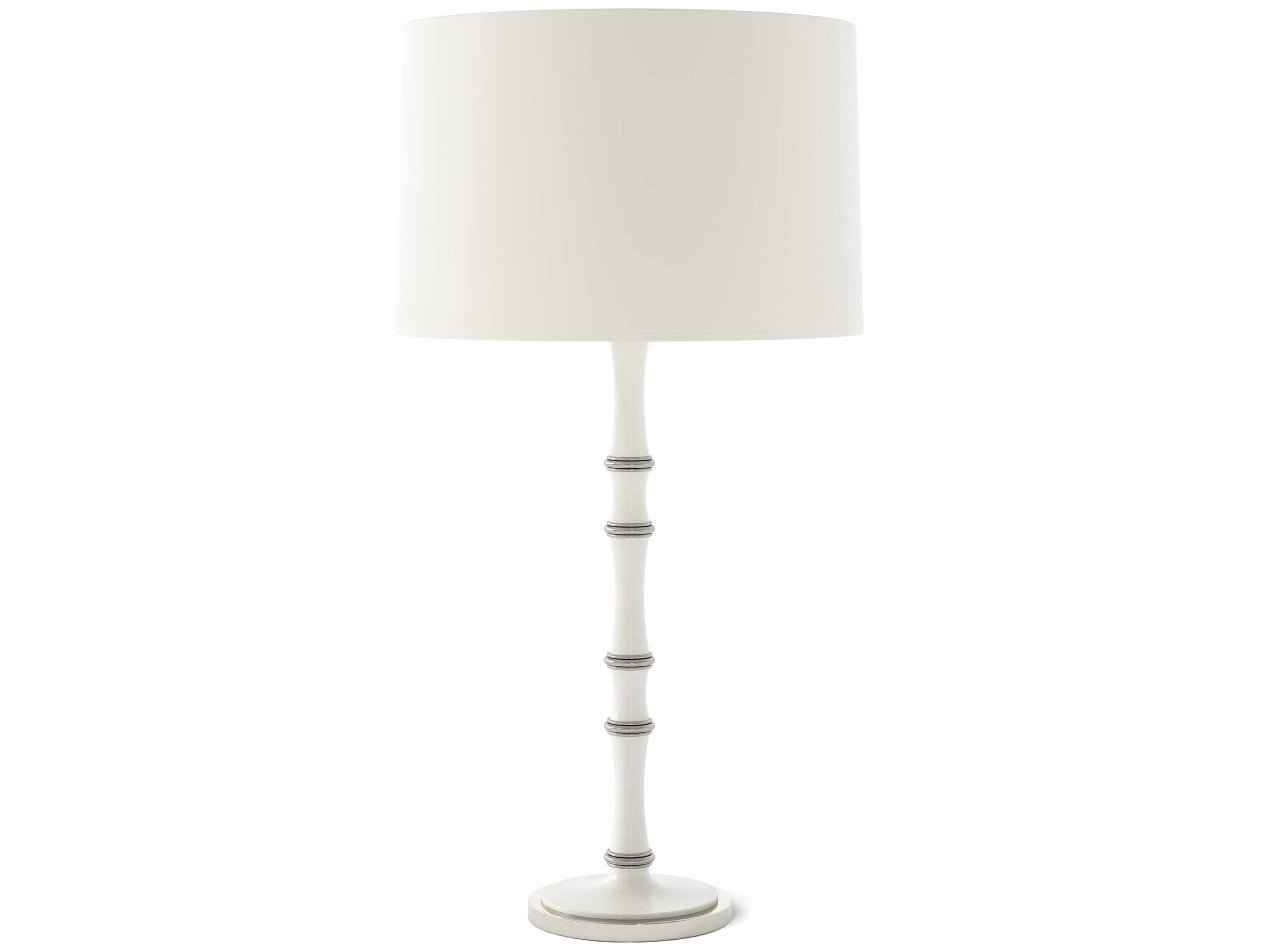 Robert Abbey Kane Matte Daisy White Buffet Lamp
