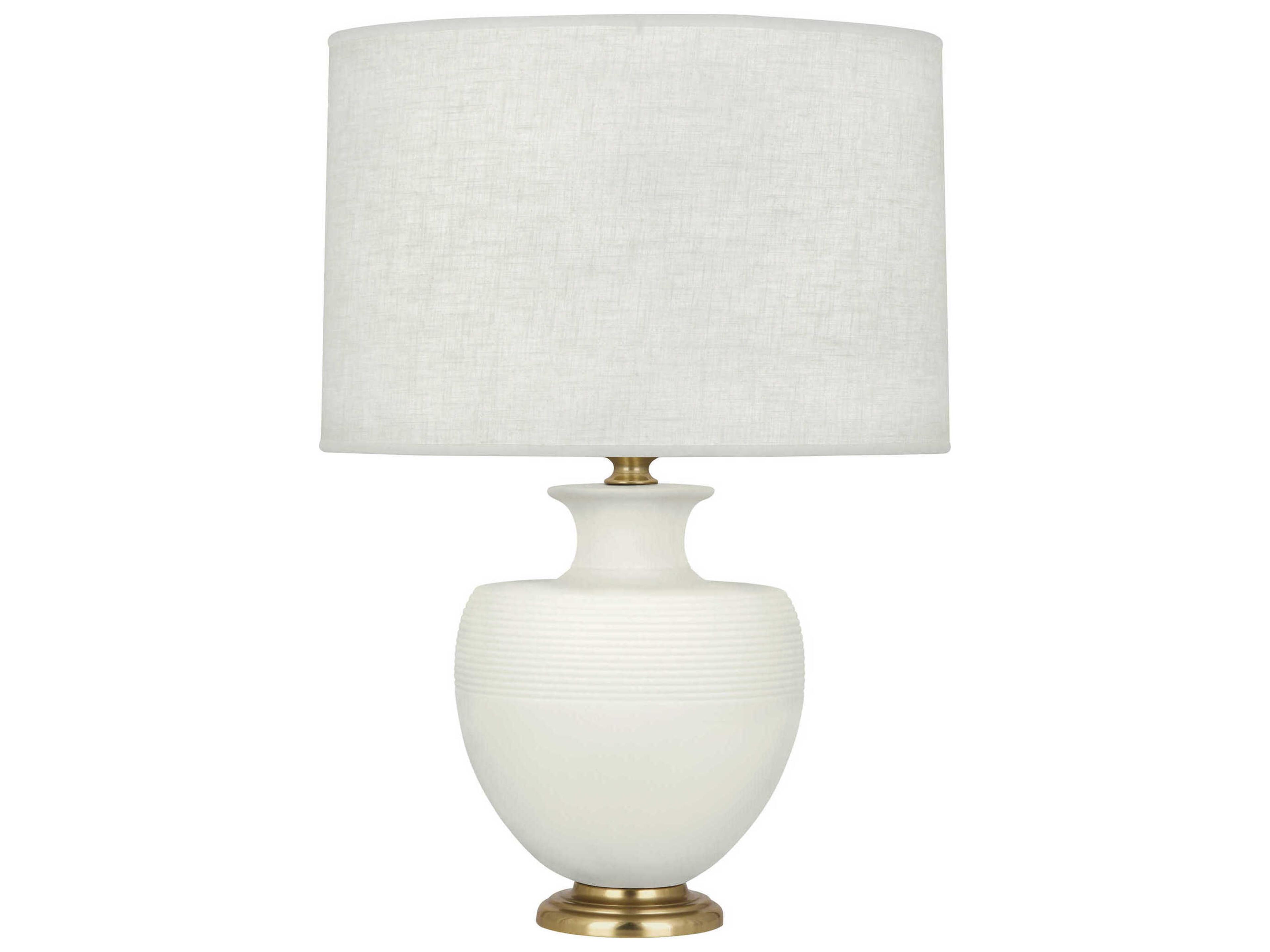Franklin Accent Lamp in Matte Lily Glazed Ceramic