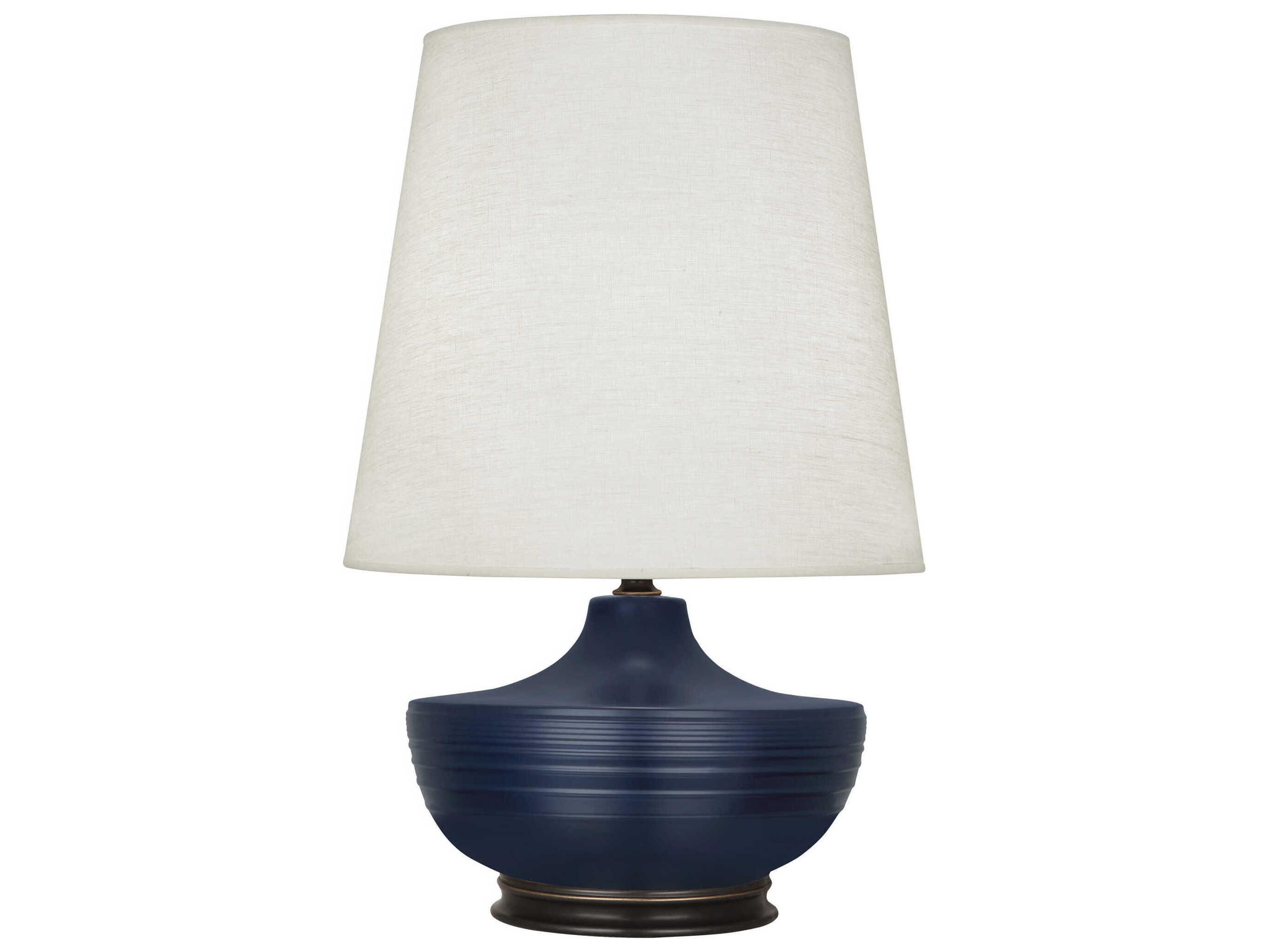 Robert Abbey Michael Berman Nolan Blue Buffet Lamp