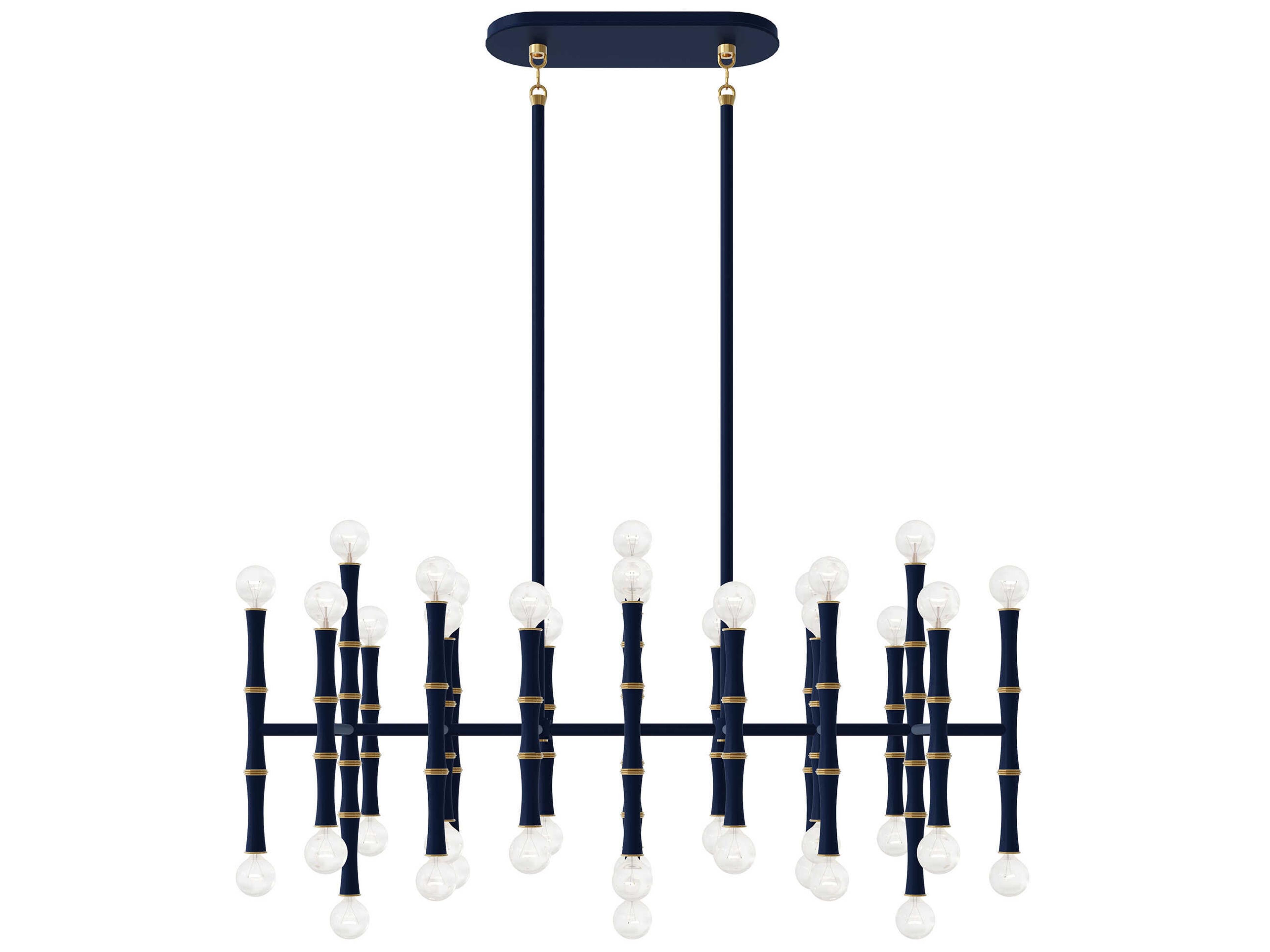 Kane 42-Light Matte Midnight Blue Island Pendant