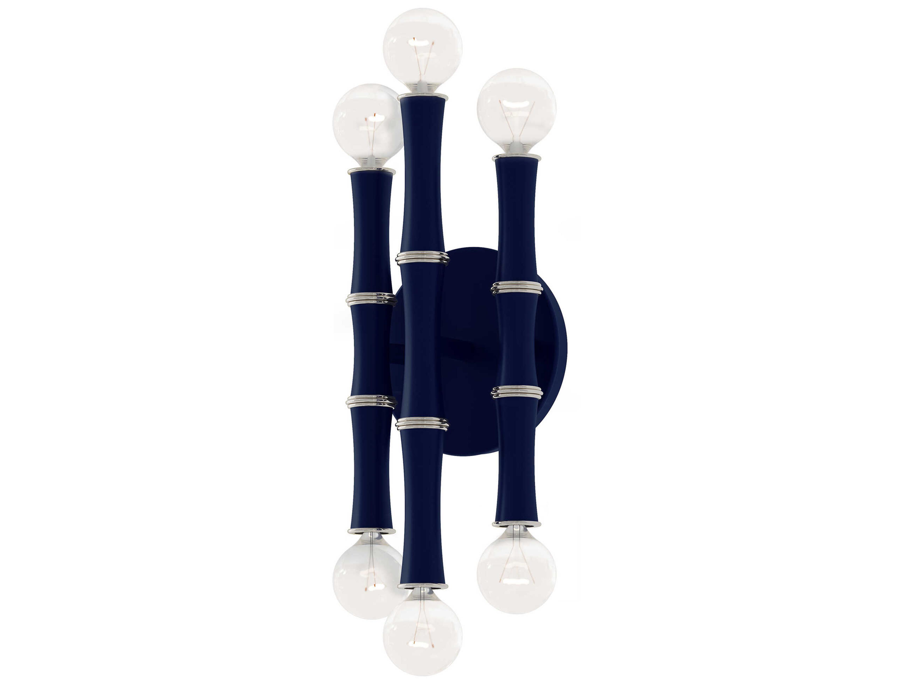 Robert Abbey Kane 6-Light Matte Midnight Blue Wall Sconce