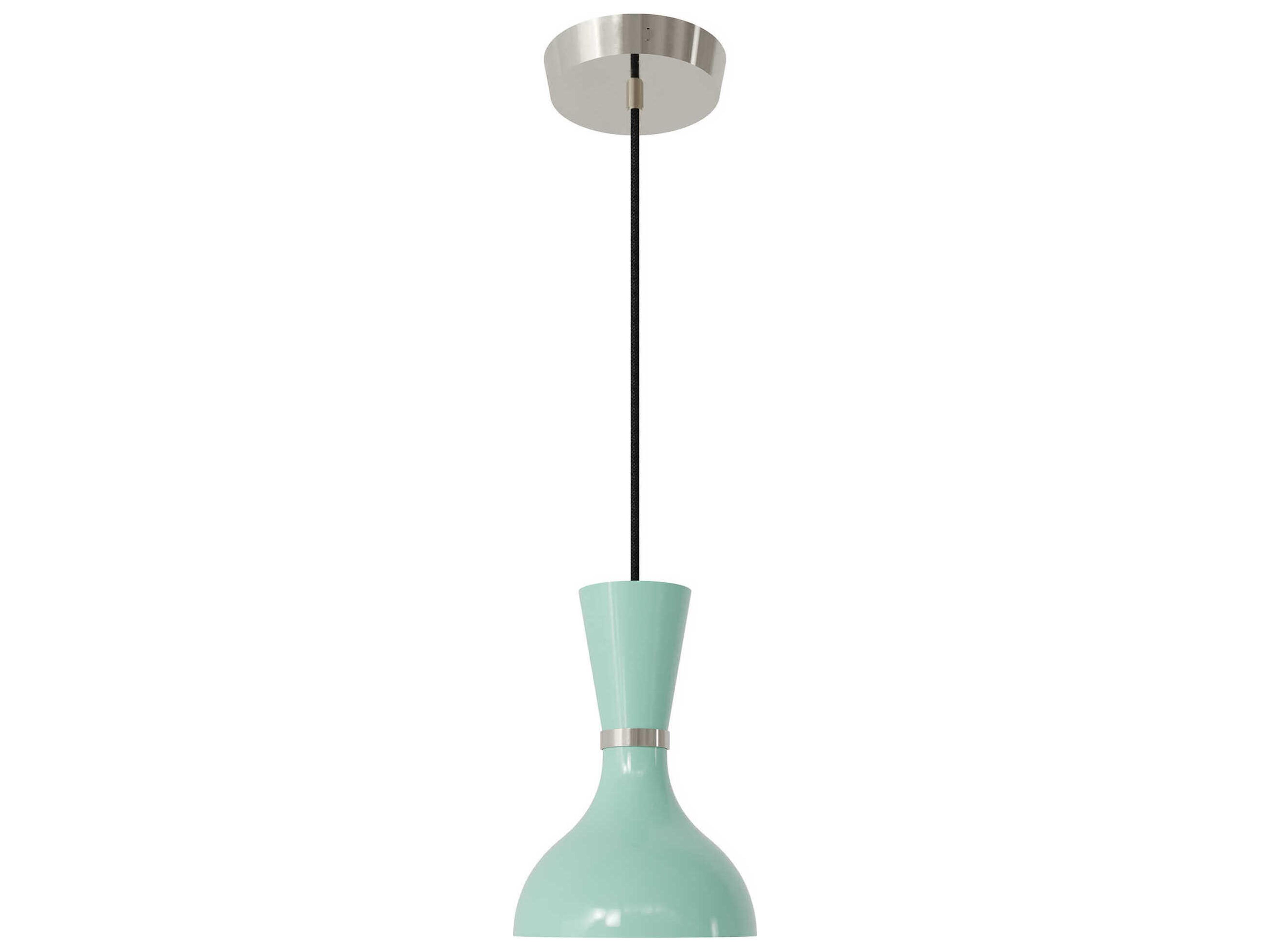 Robert Abbey Clare 1-Light Mint Green Mini Pendant