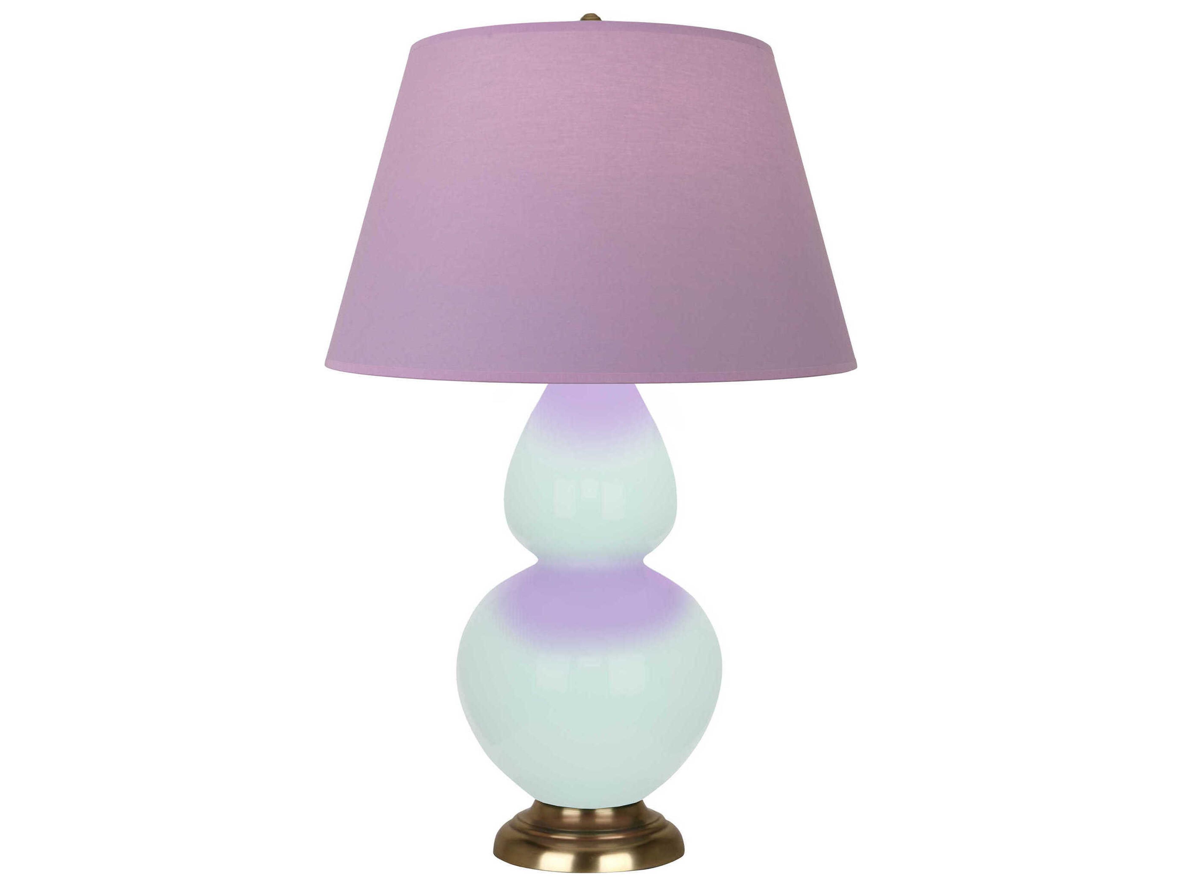 Robert Abbey Double Gourd Mint Glazed Green Buffet Lamp