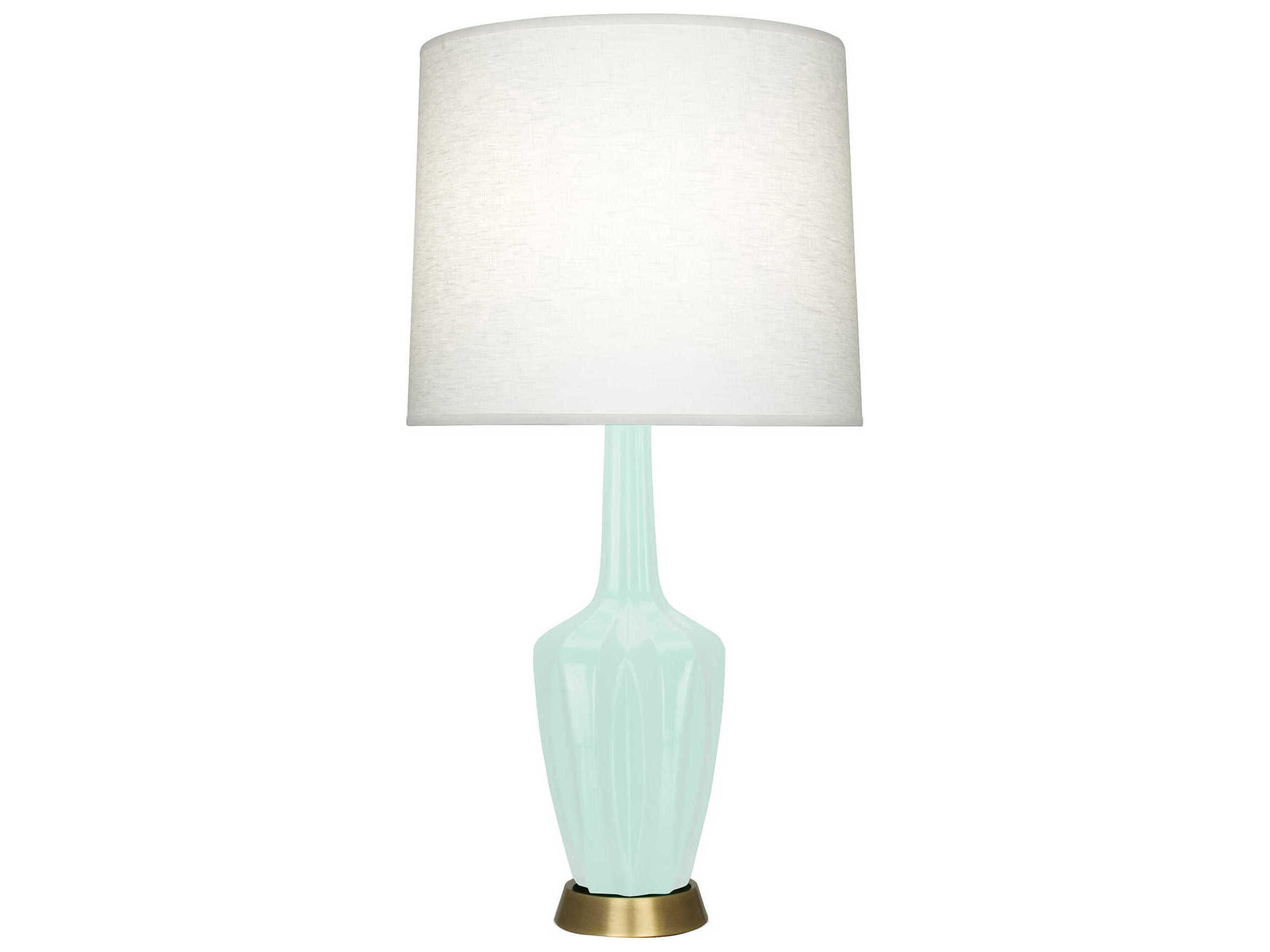 Robert Abbey Emma Mint Glazed Green Buffet Lamp