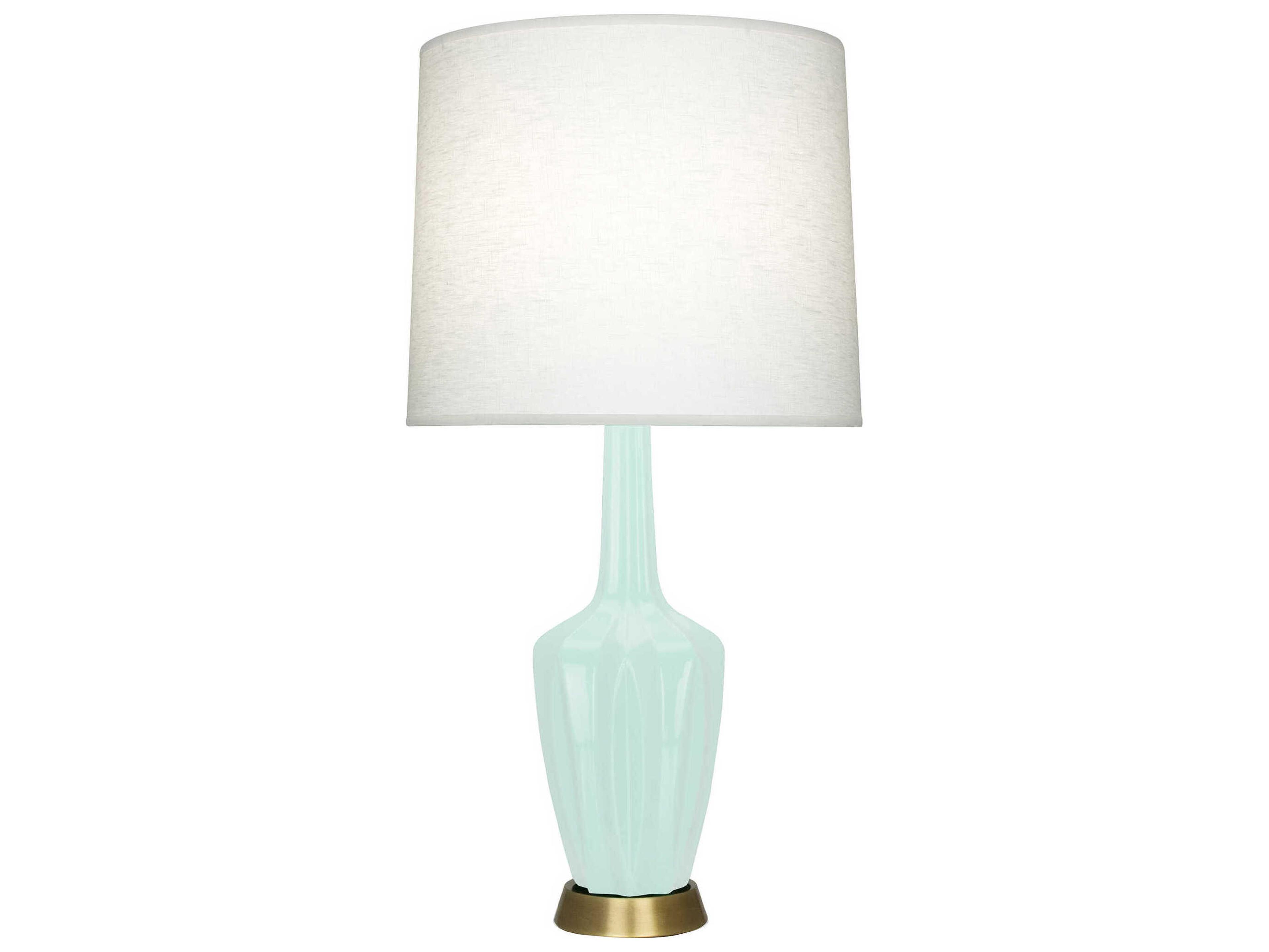 Robert Abbey Emma Mint Glazed Green Buffet Lamp