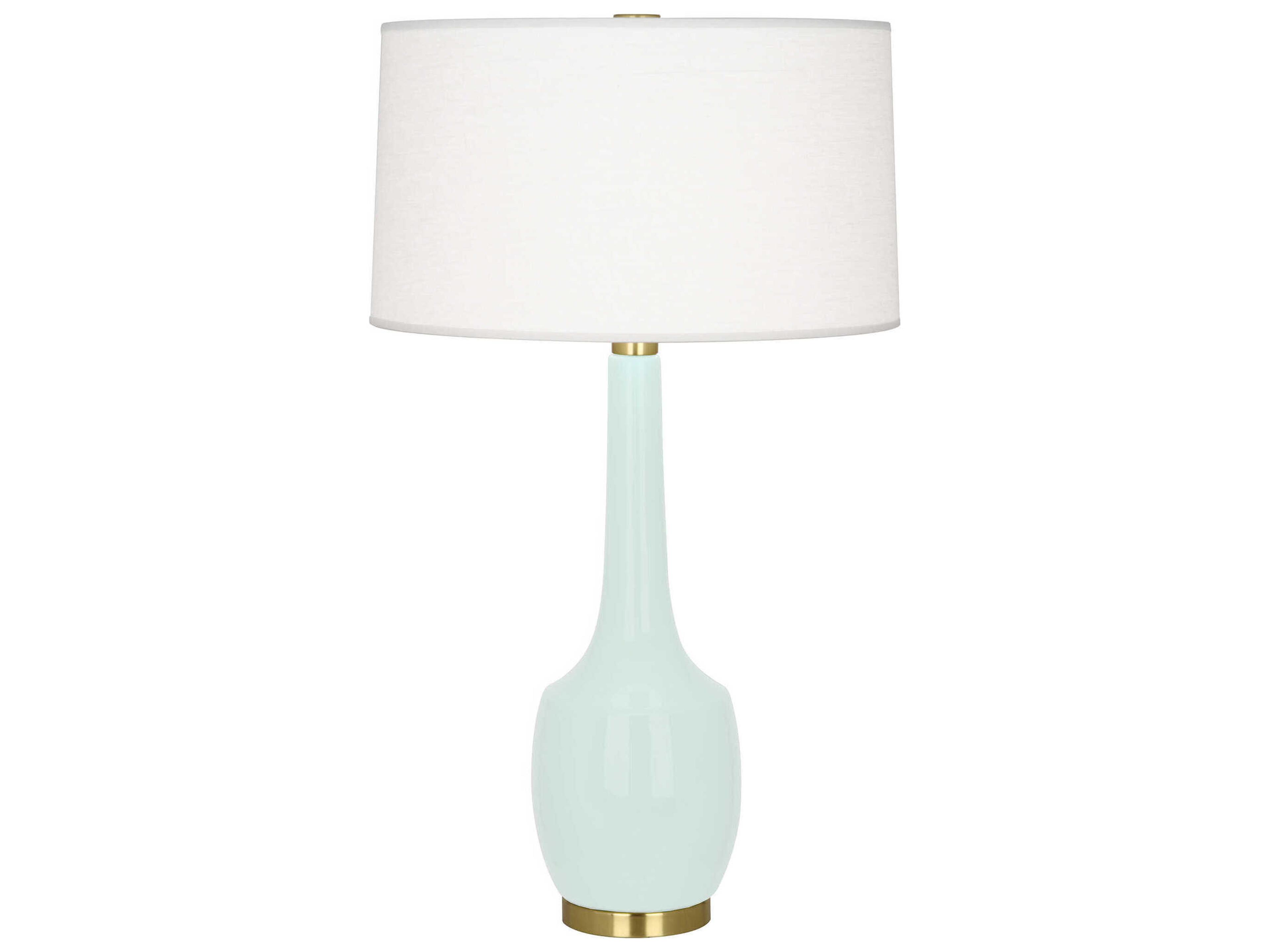Delilah Mint Glazed Green Buffet Lamp