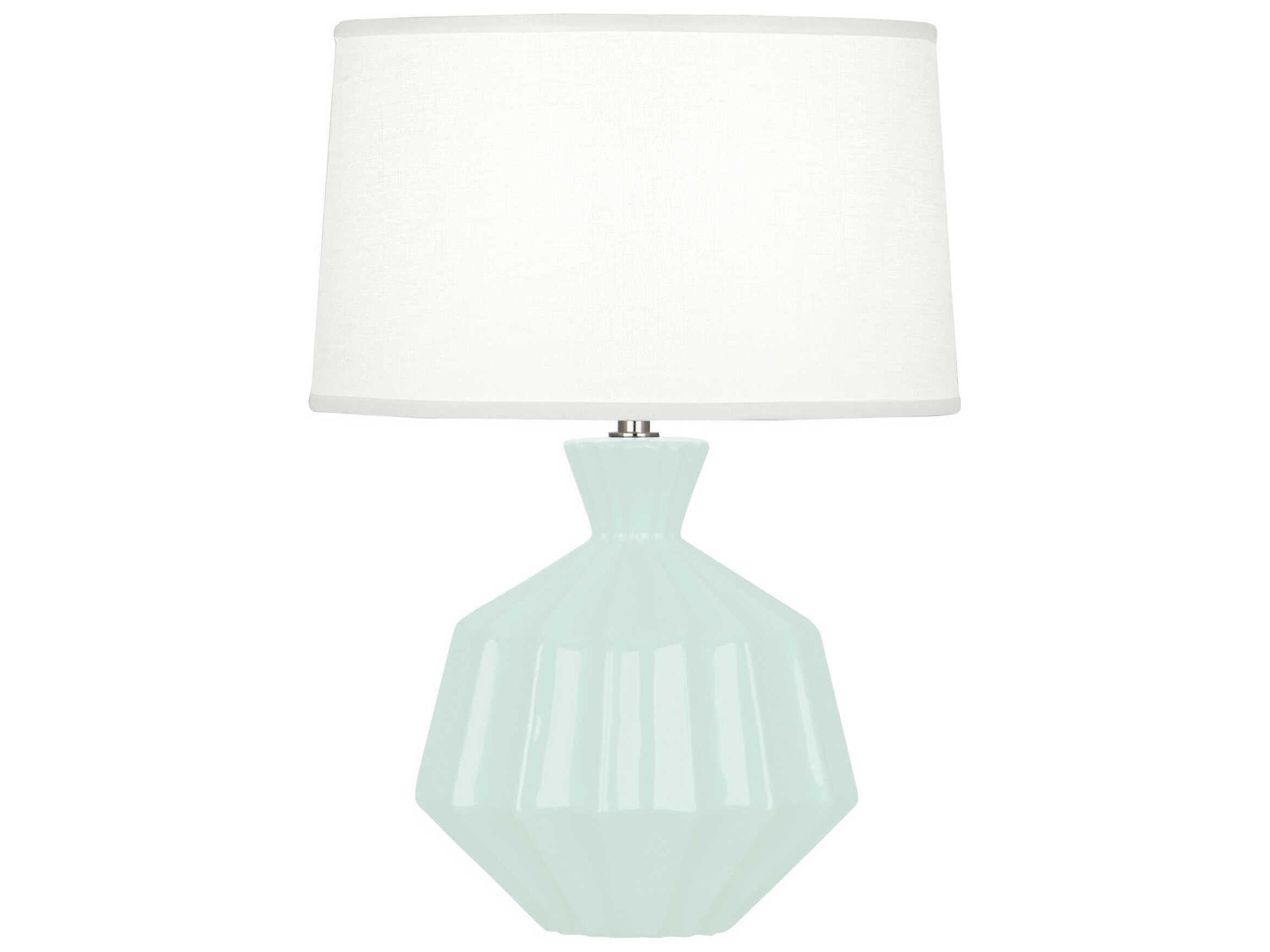 Orion Mint Glazed Green Table Lamp